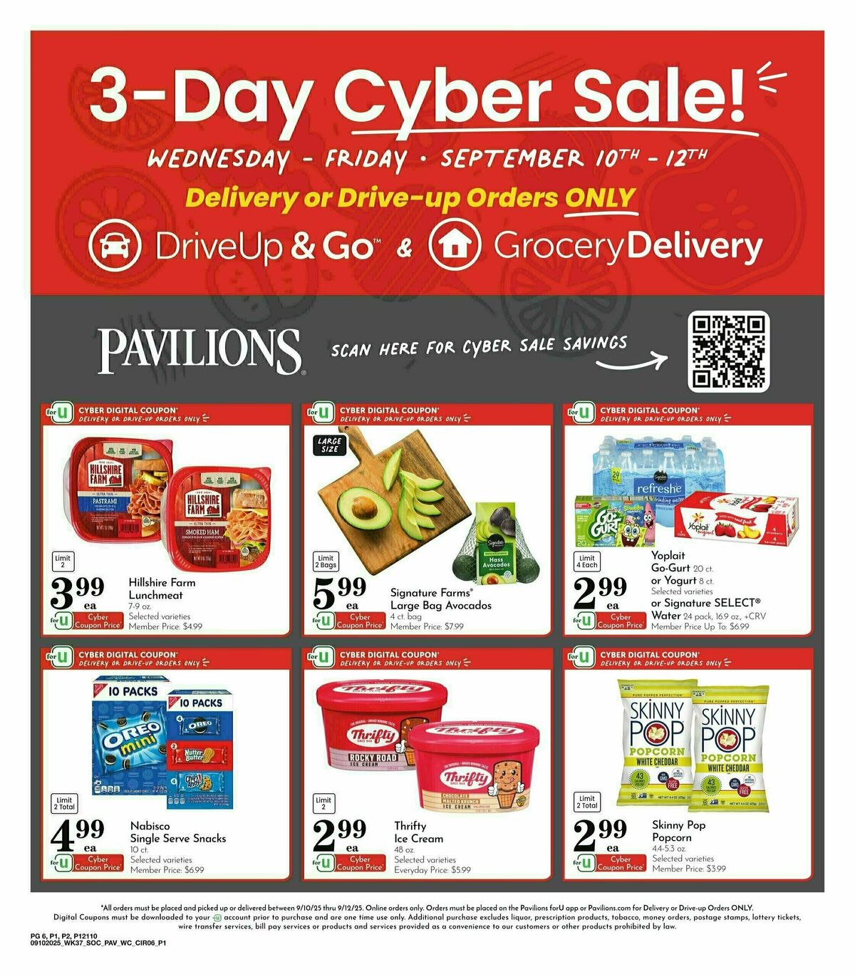 Pavilions Weekly Ad from September 10