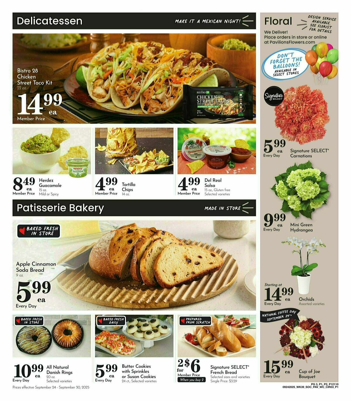 Pavilions Weekly Ad from September 24