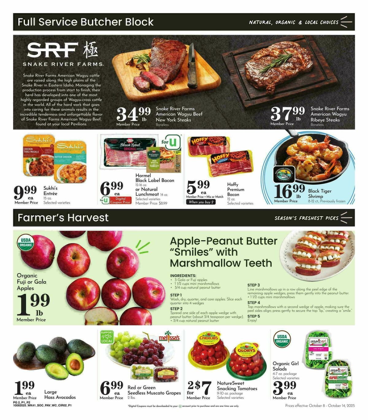 Pavilions Weekly Ad from October 8