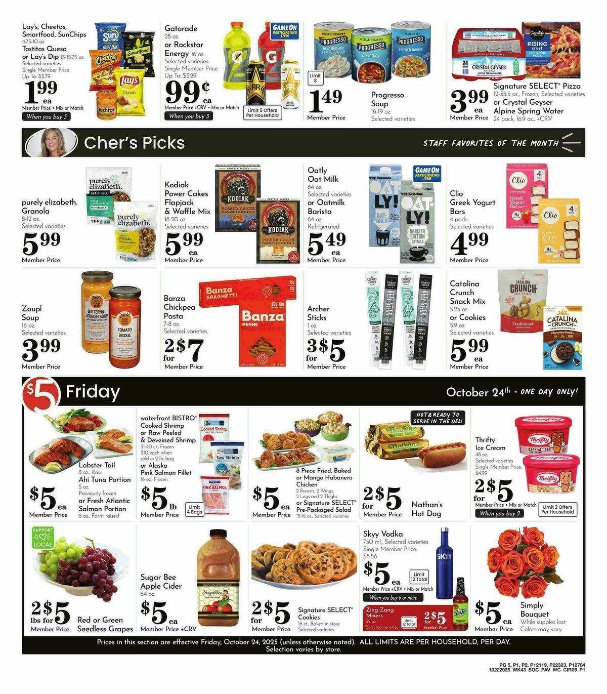 Pavilions Weekly Ad from October 22