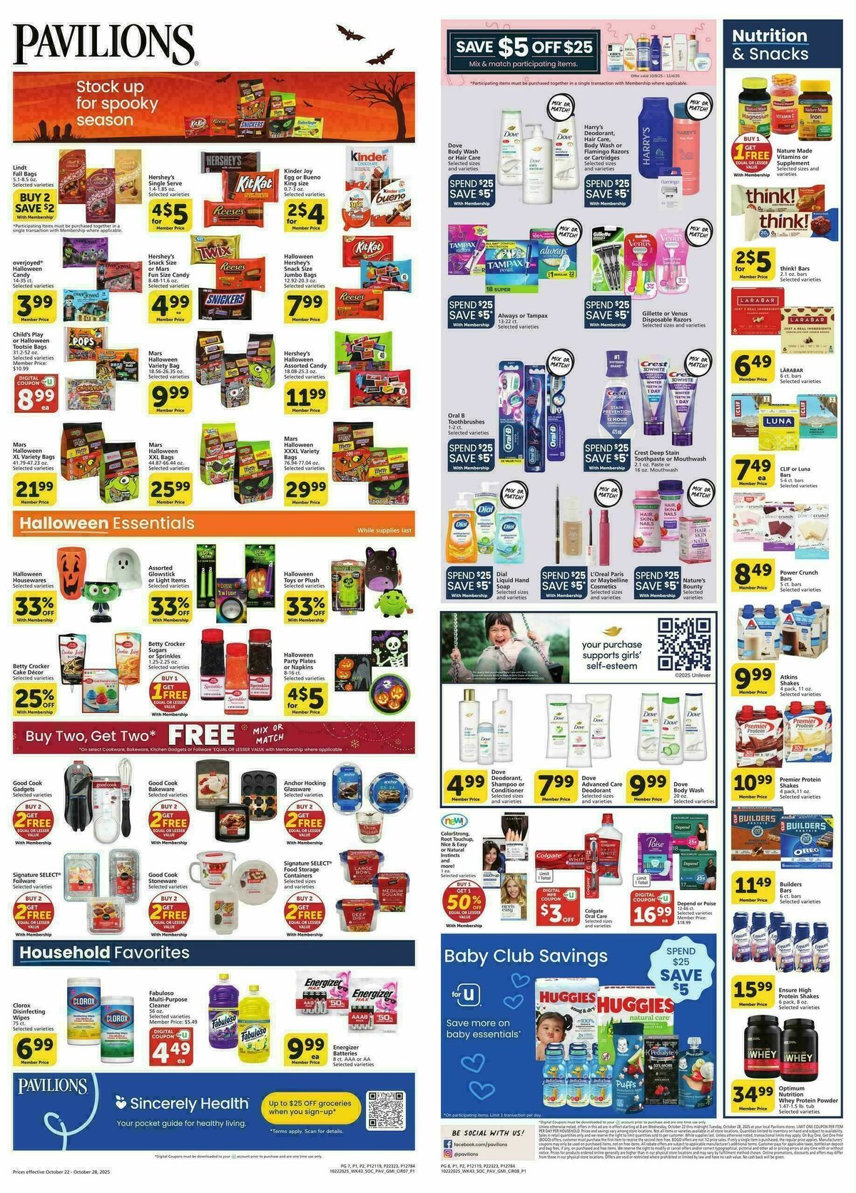 Pavilions Weekly Ad from October 22