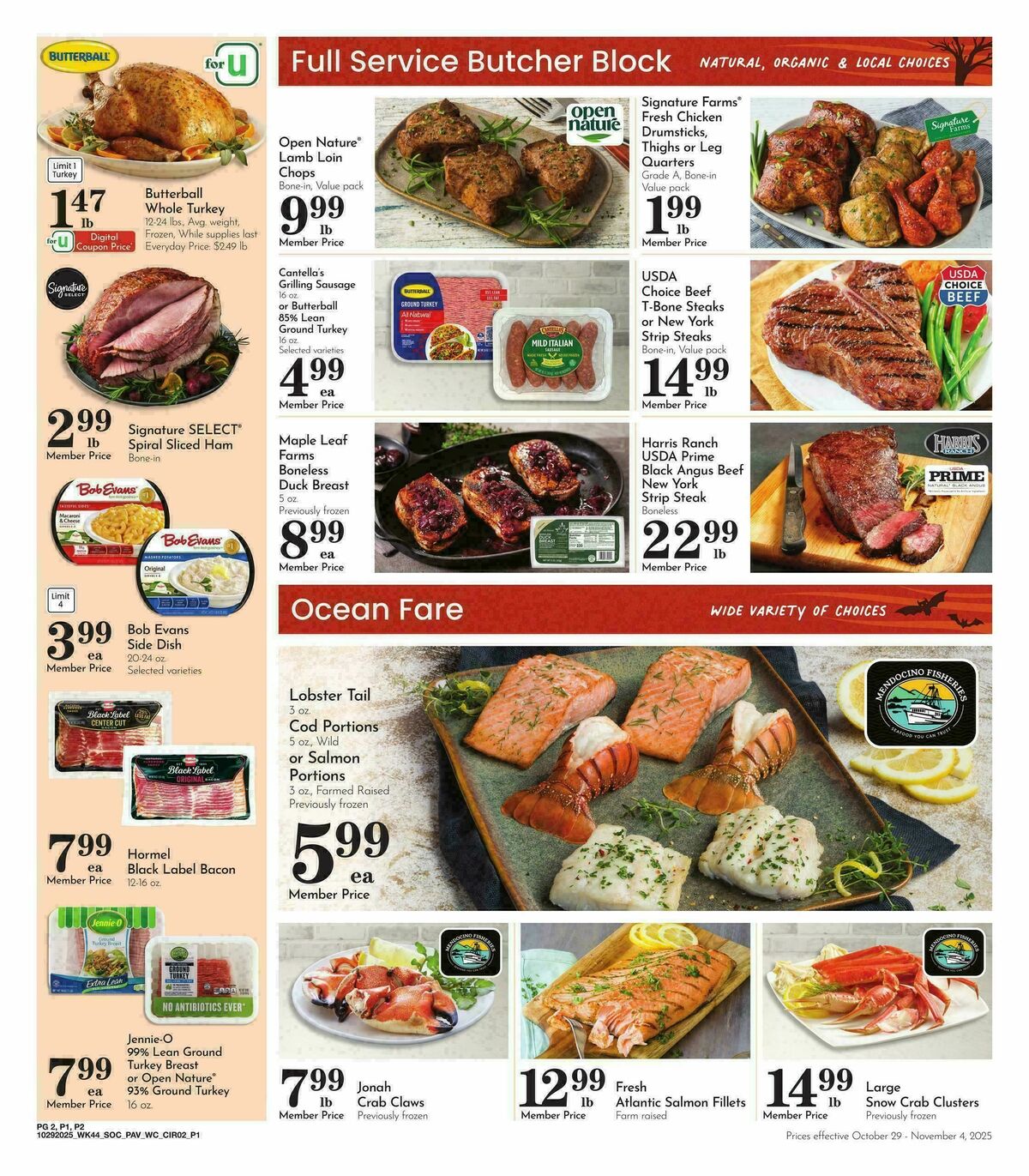 Pavilions Weekly Ad from October 29