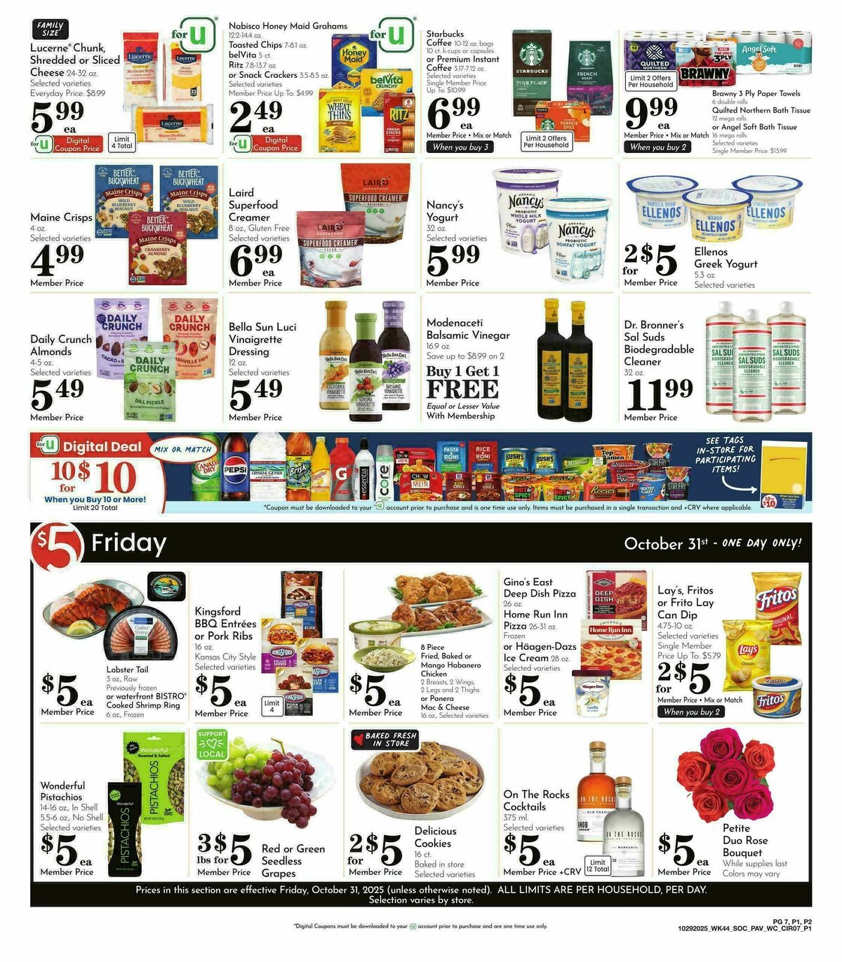 Pavilions Weekly Ad from October 29