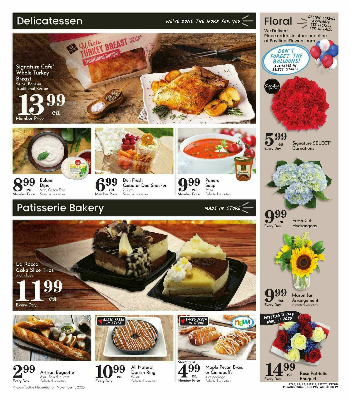 Pavilions Weekly Ad from November 5