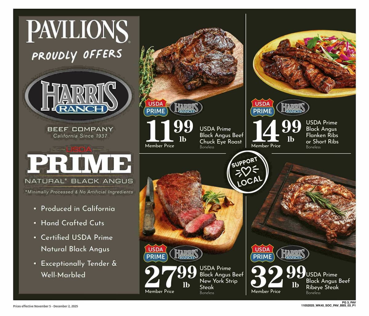 Pavilions Big Book of Savings Weekly Ad from November 5