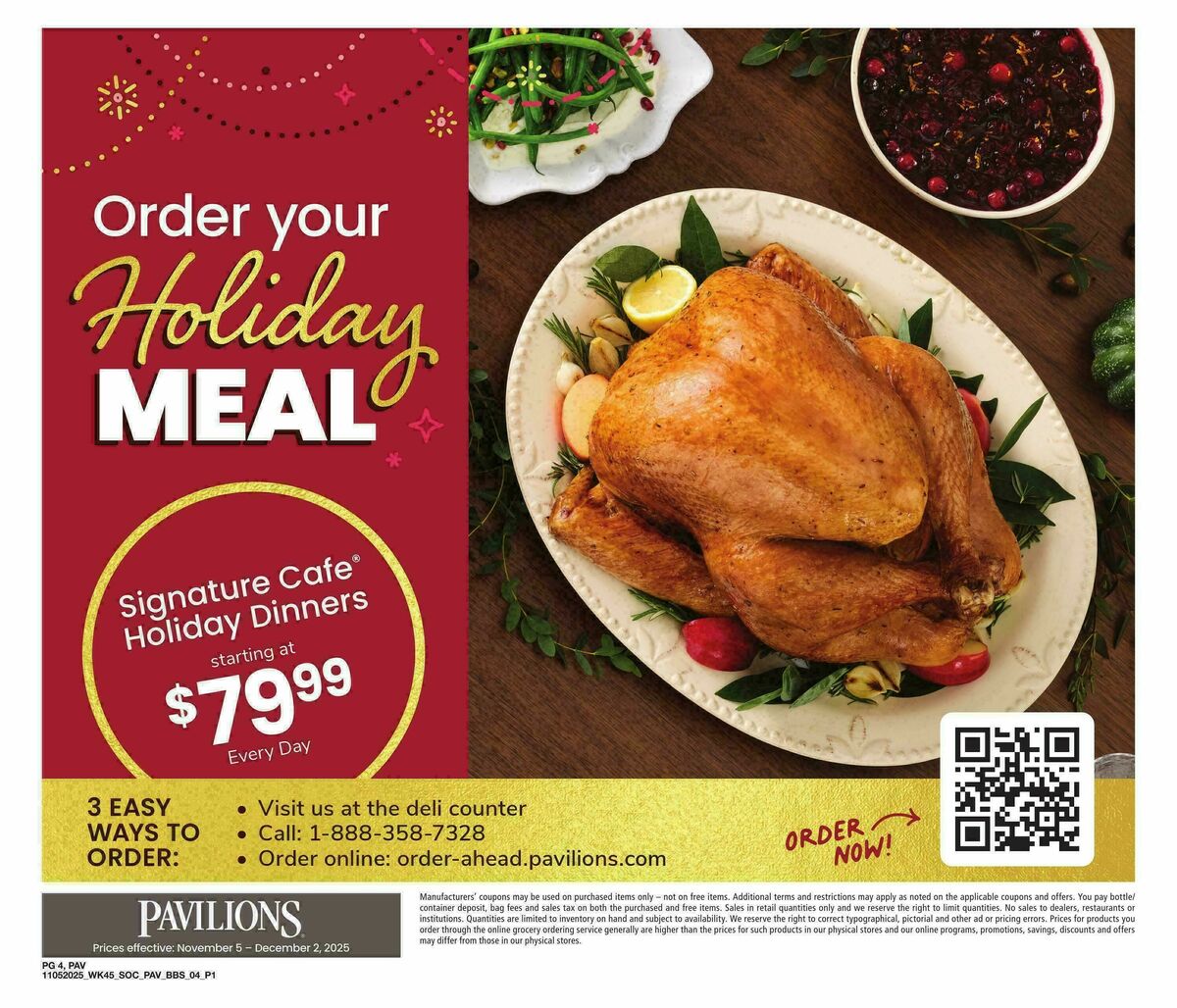 Pavilions Big Book of Savings Weekly Ad from November 5