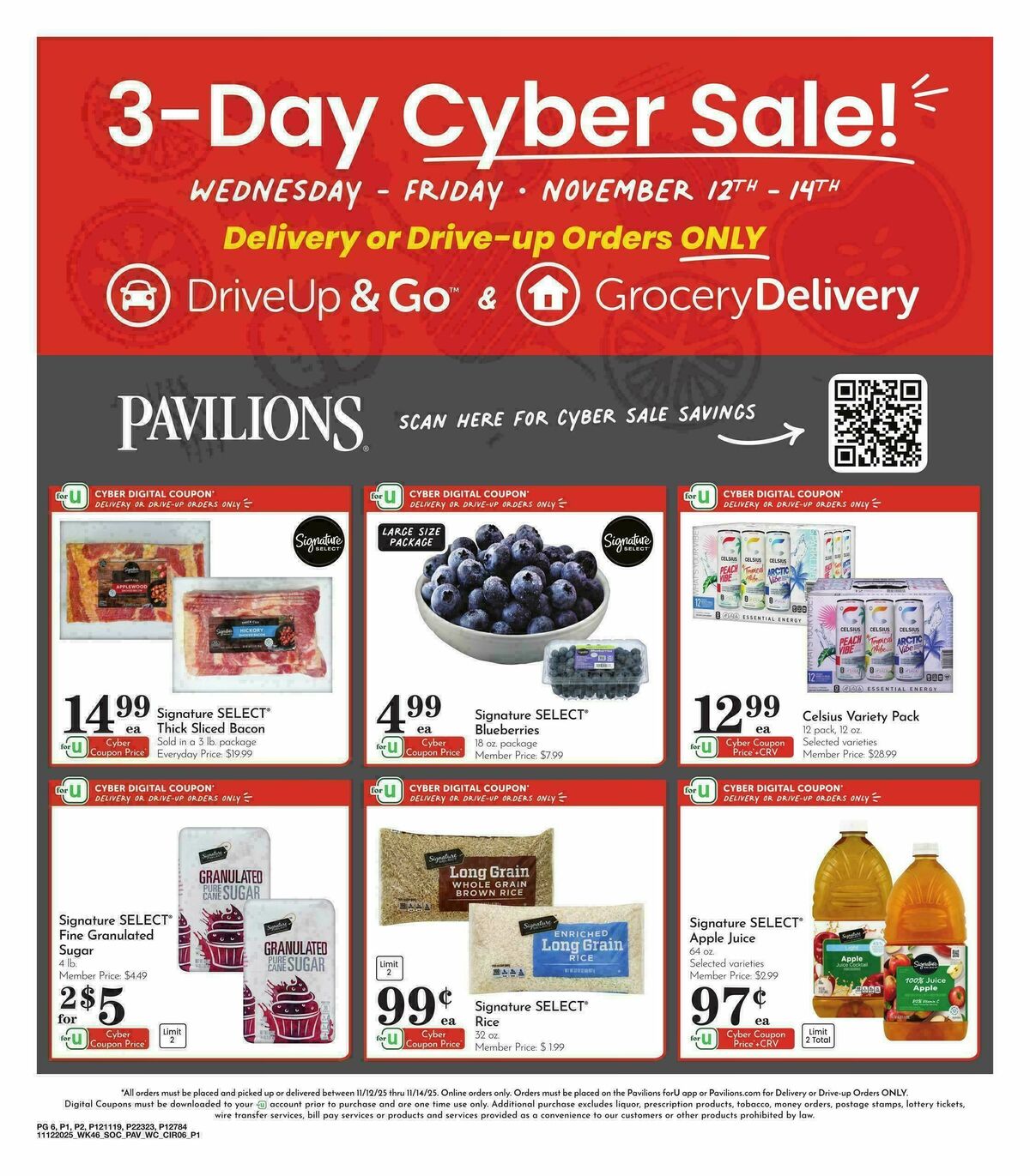 Pavilions Weekly Ad from November 12