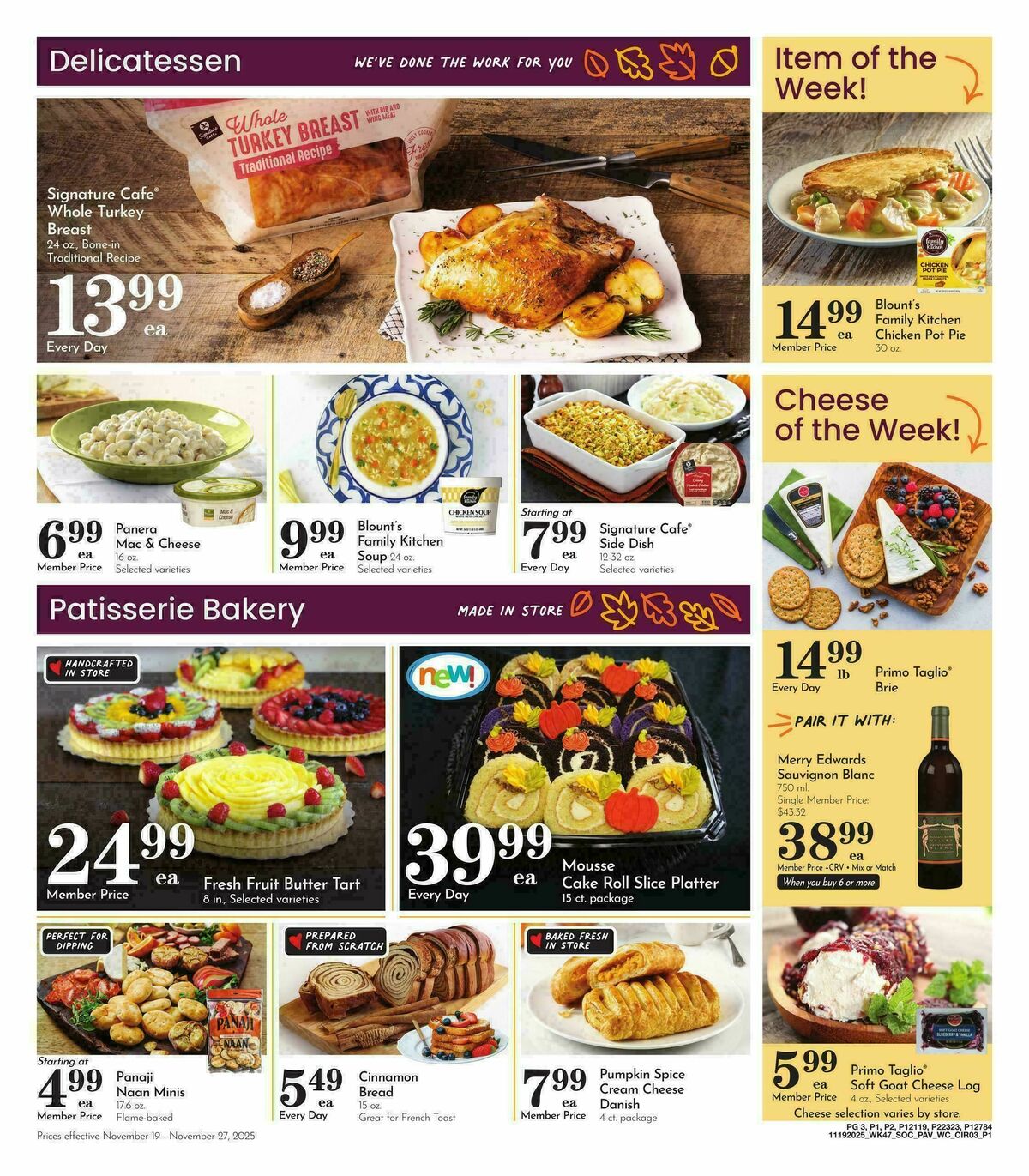 Pavilions Weekly Ad from November 19