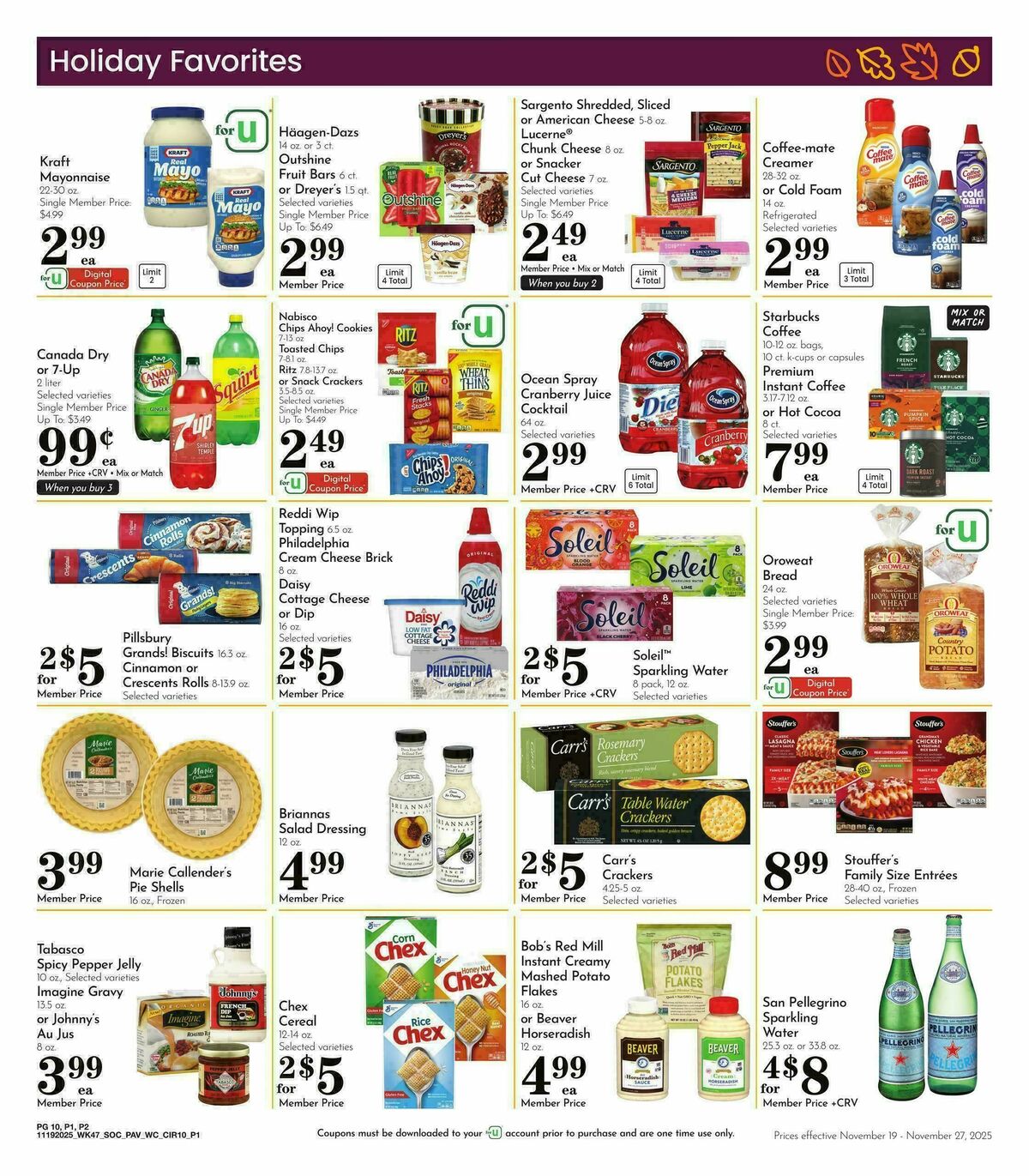 Pavilions Weekly Ad from November 19
