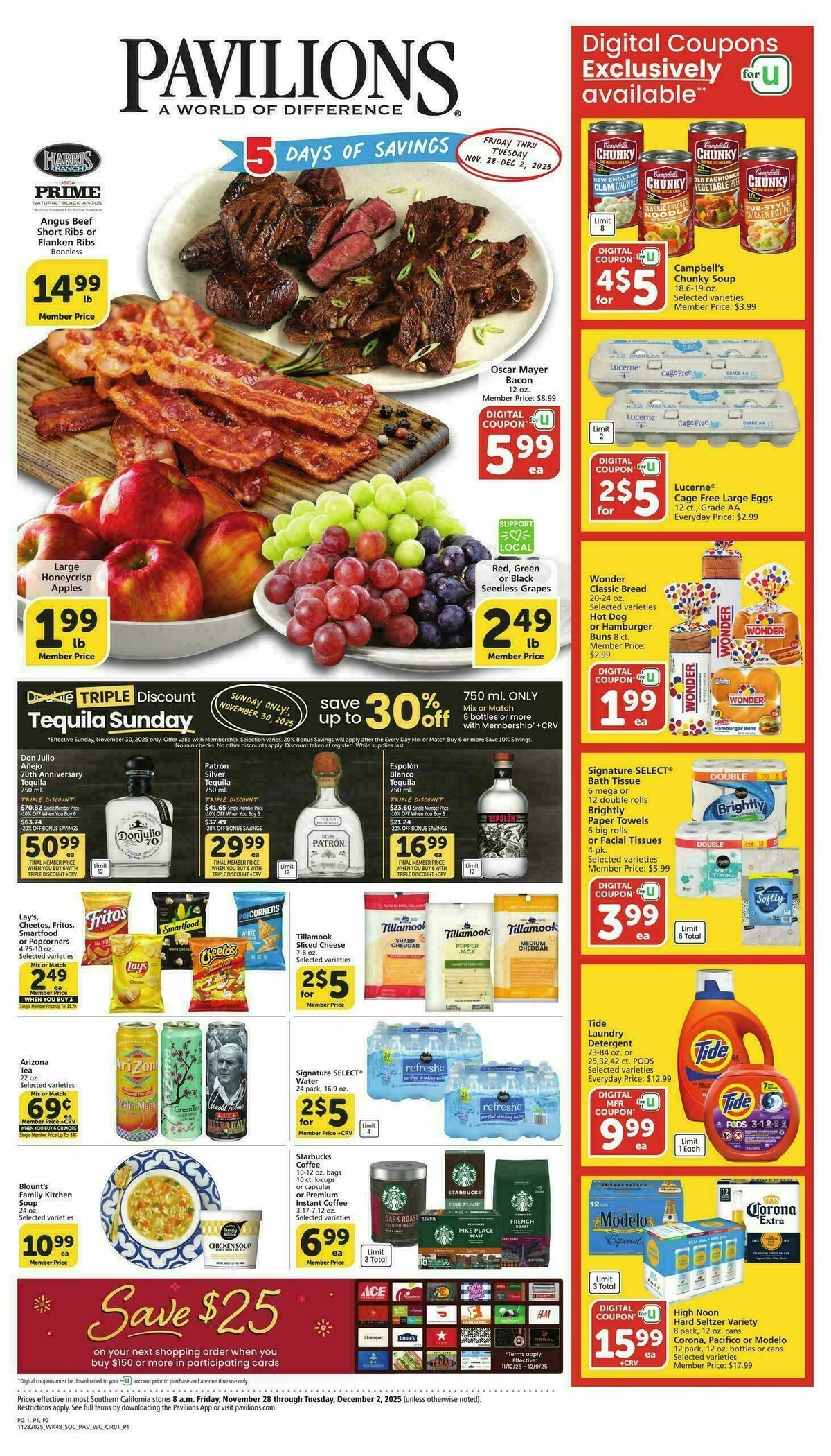 Pavilions Weekly Ad from November 28