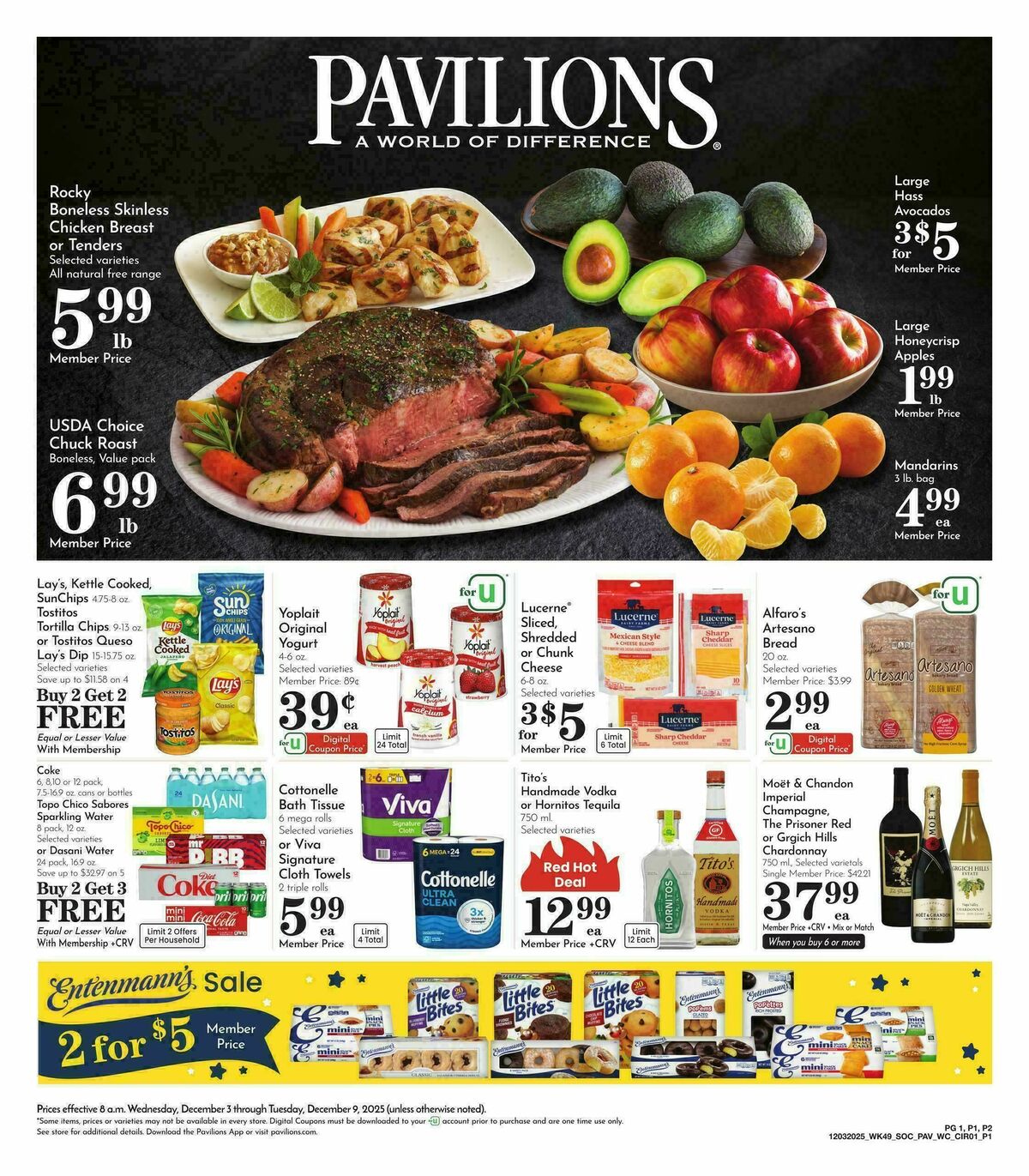 Pavilions Weekly Ad from December 3