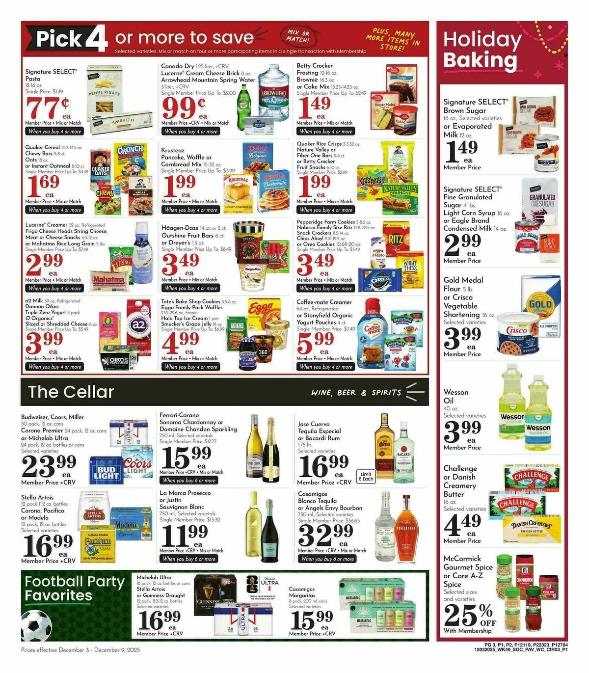 Pavilions Weekly Ad from December 3