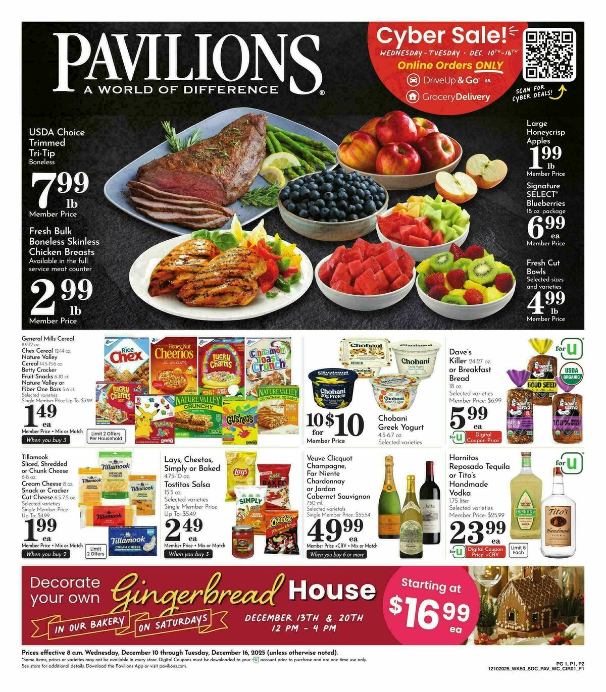 Pavilions Weekly Ad from December 10