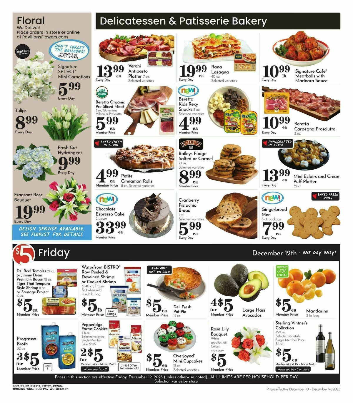 Pavilions Weekly Ad from December 10