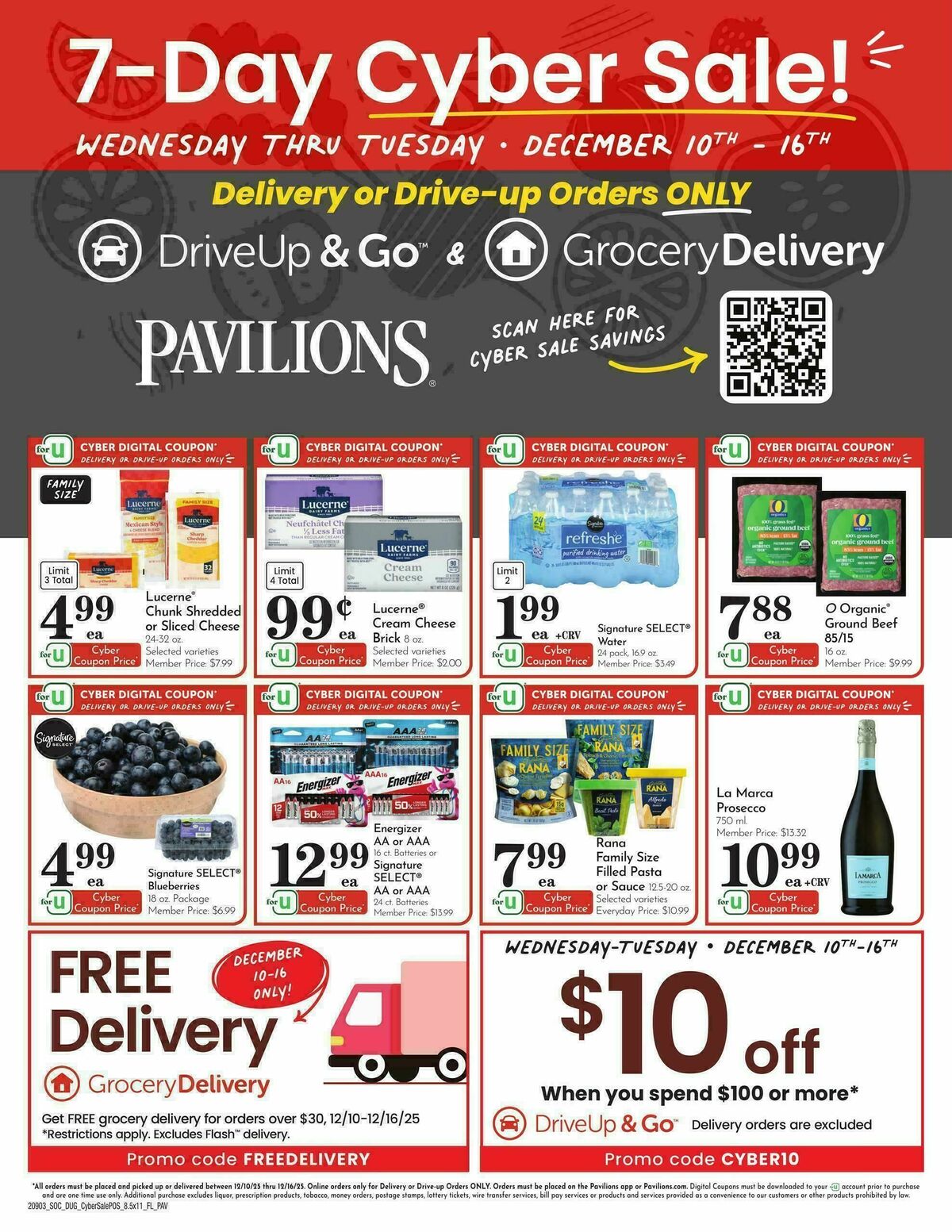 Pavilions Specialty Publication Weekly Ad from December 10