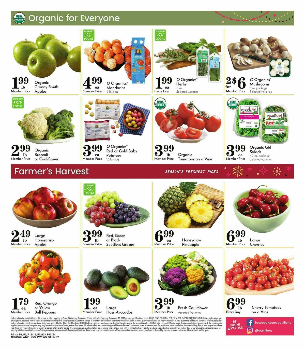 Pavilions Weekly Ad from December 17