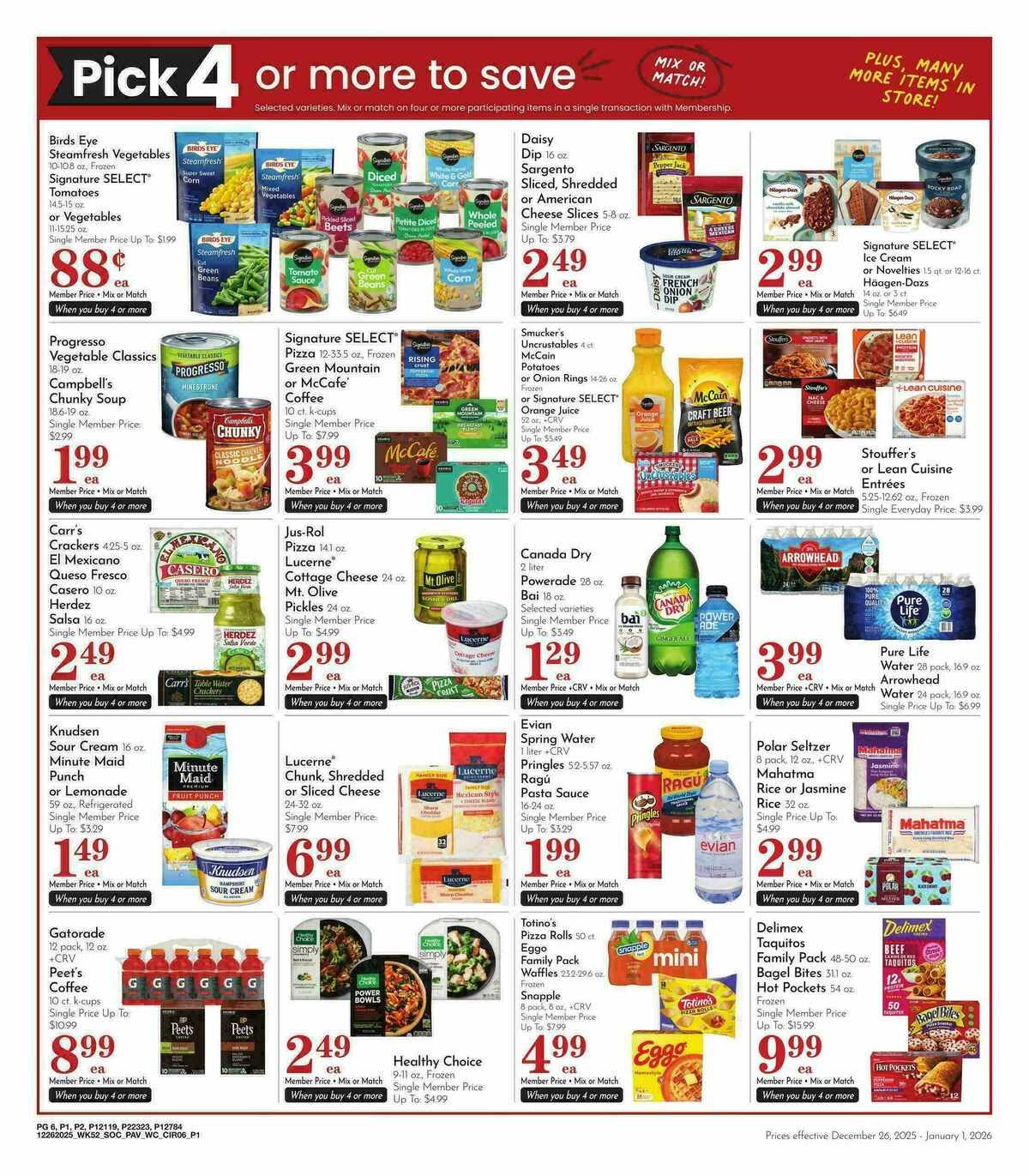 Pavilions Weekly Ad from December 26