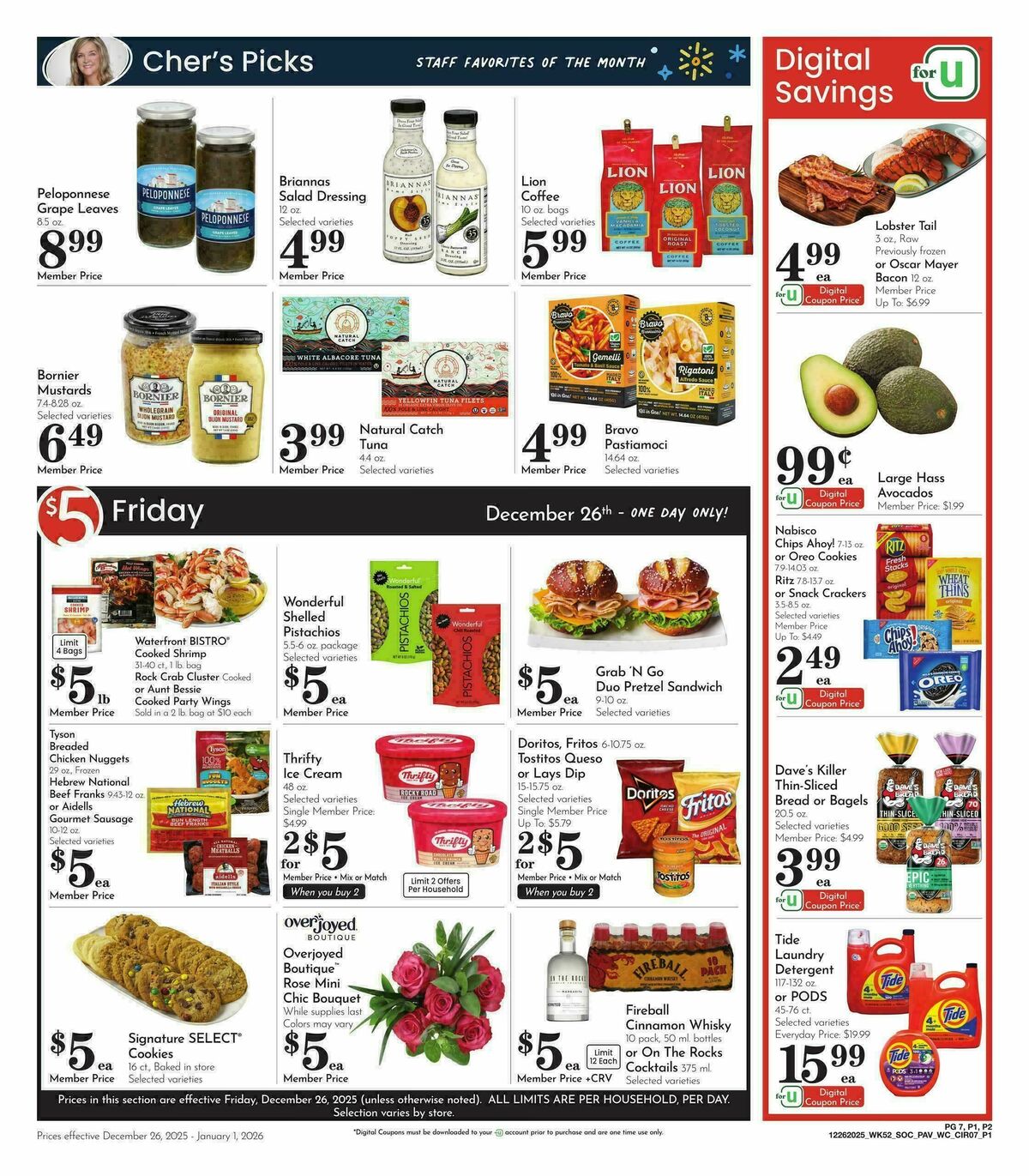 Pavilions Weekly Ad from December 26