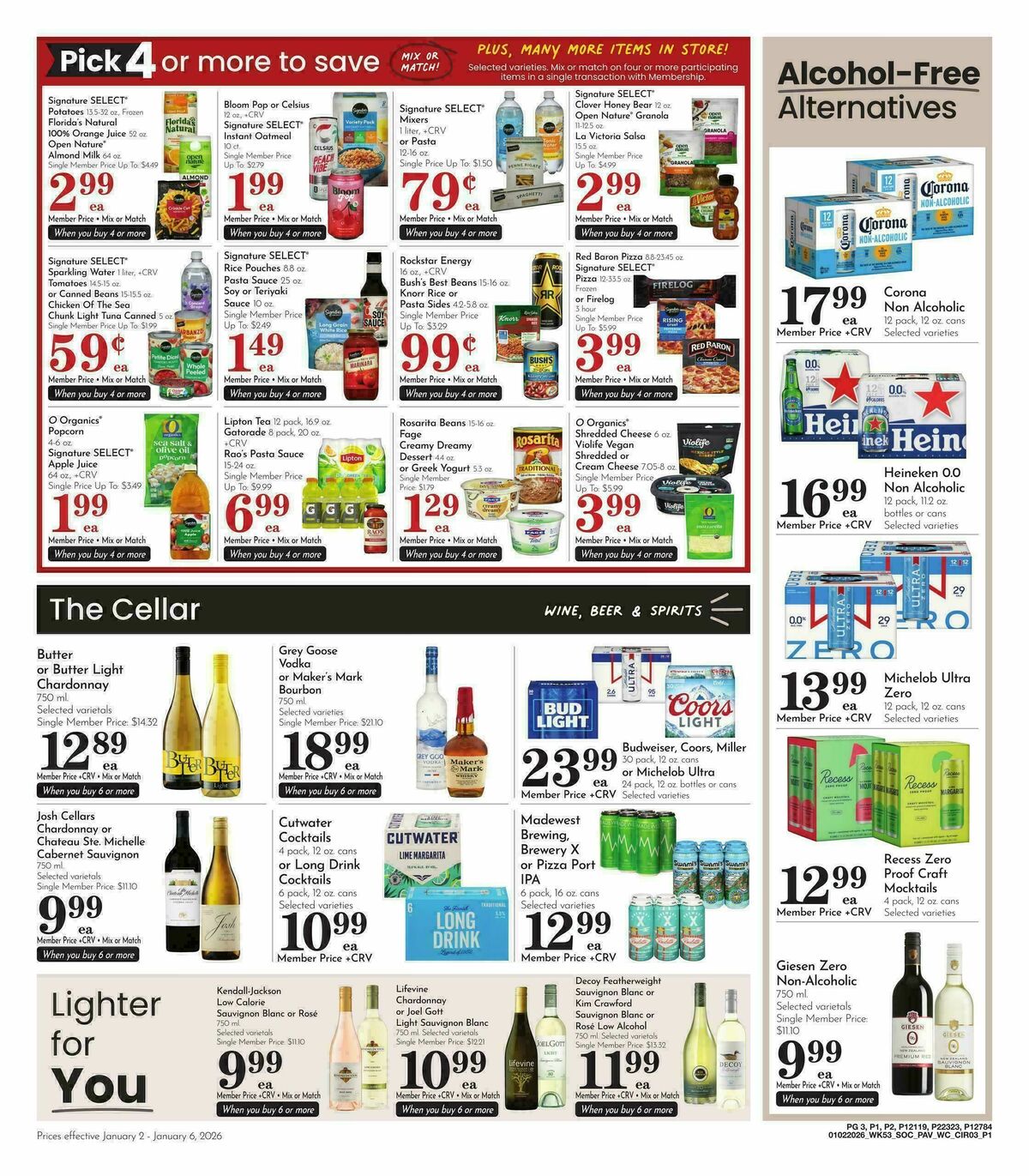 Pavilions Weekly Ad from January 2