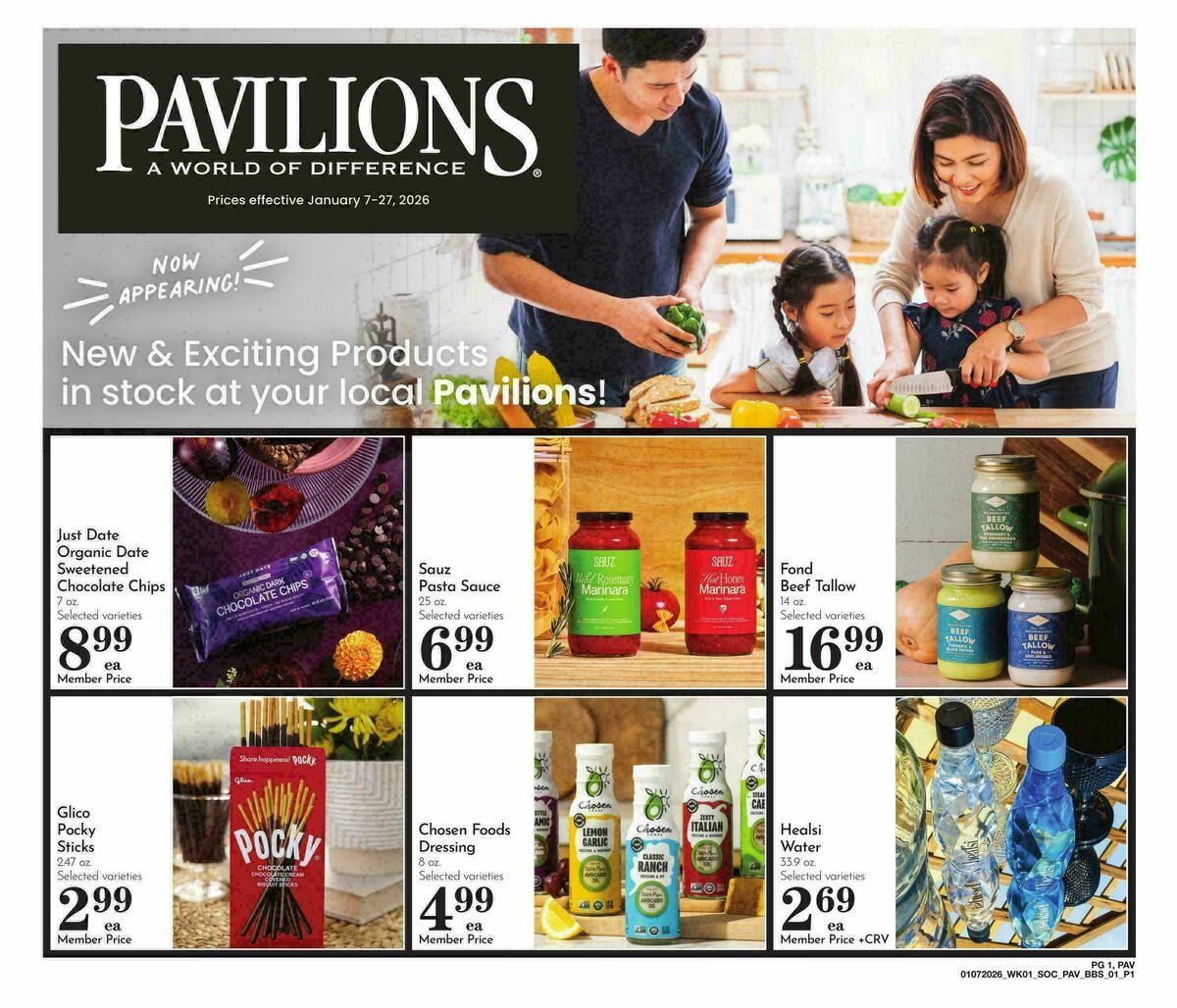 Pavilions Big Book of Savings Weekly Ad from January 7