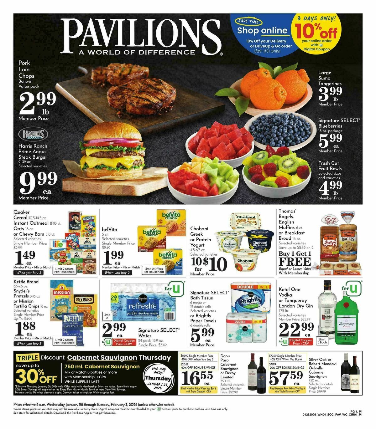 Pavilions Weekly Ad from January 28