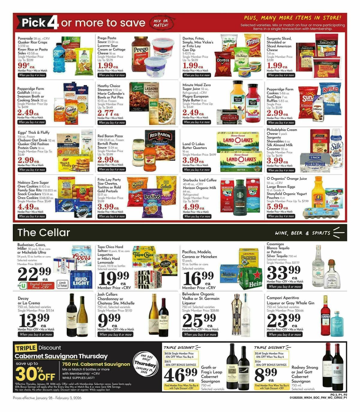 Pavilions Weekly Ad from January 28