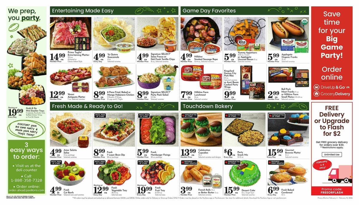 Pavilions Weekly Ad from February 4