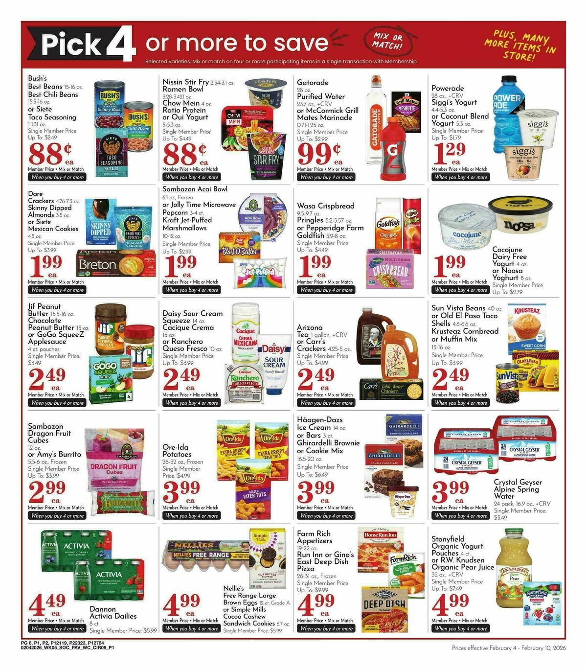 Pavilions Weekly Ad from February 4