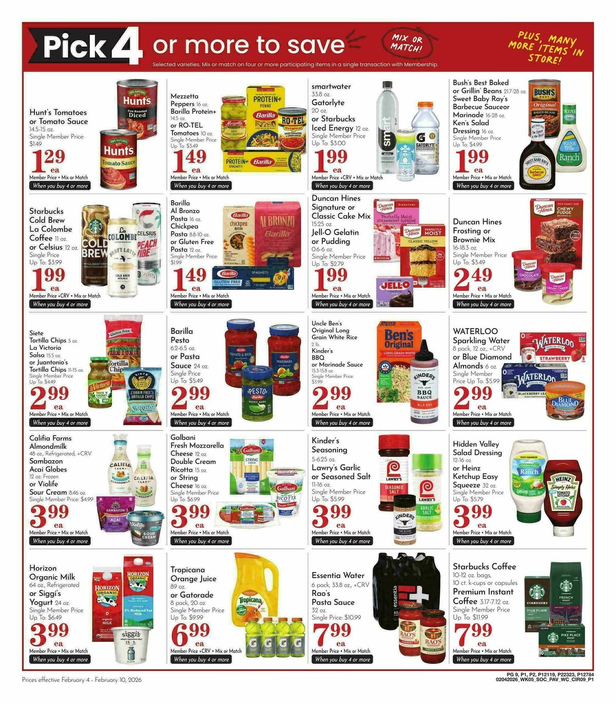 Pavilions Weekly Ad from February 4