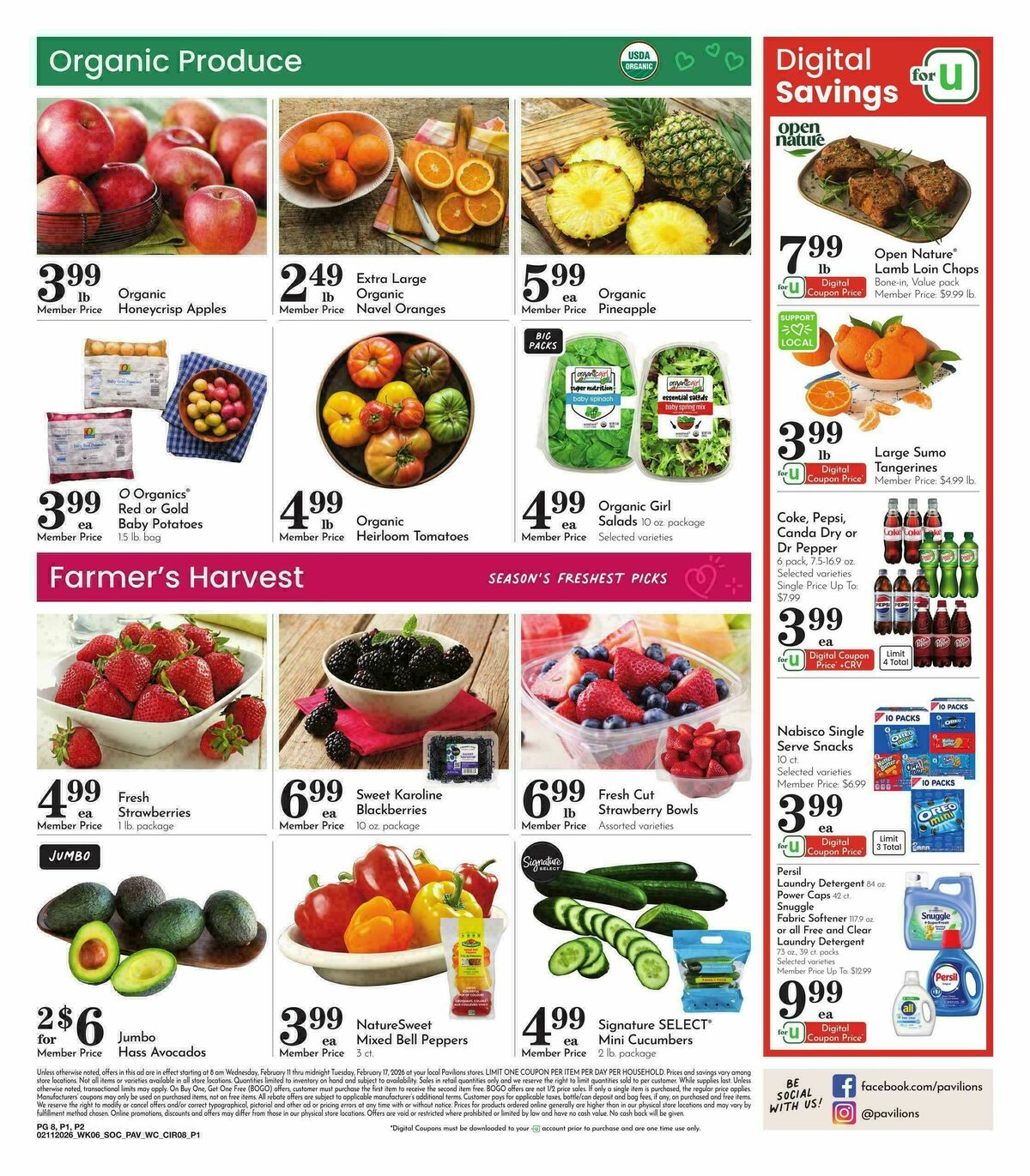 Pavilions Weekly Ad from February 11