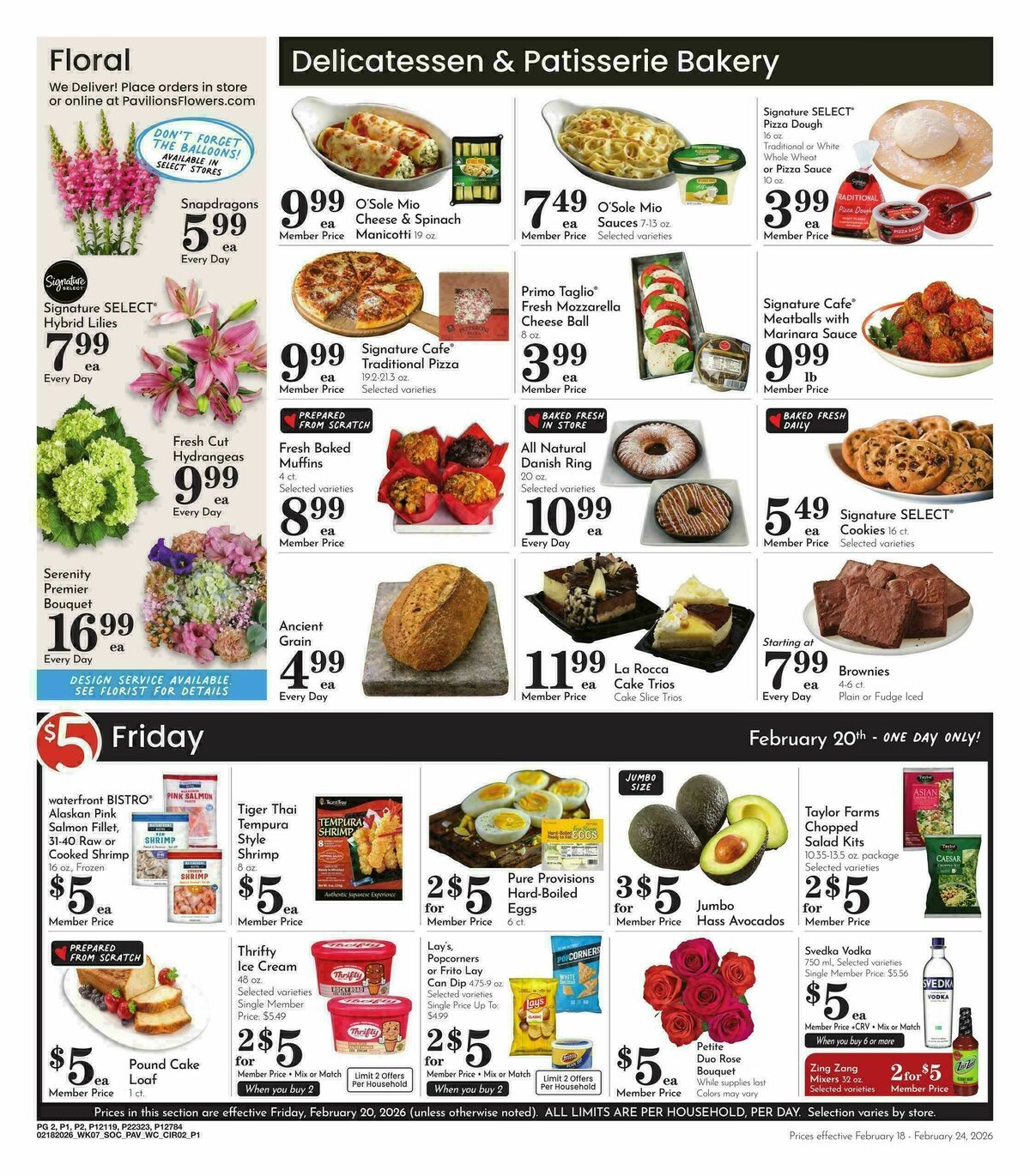 Pavilions Weekly Ad from February 18