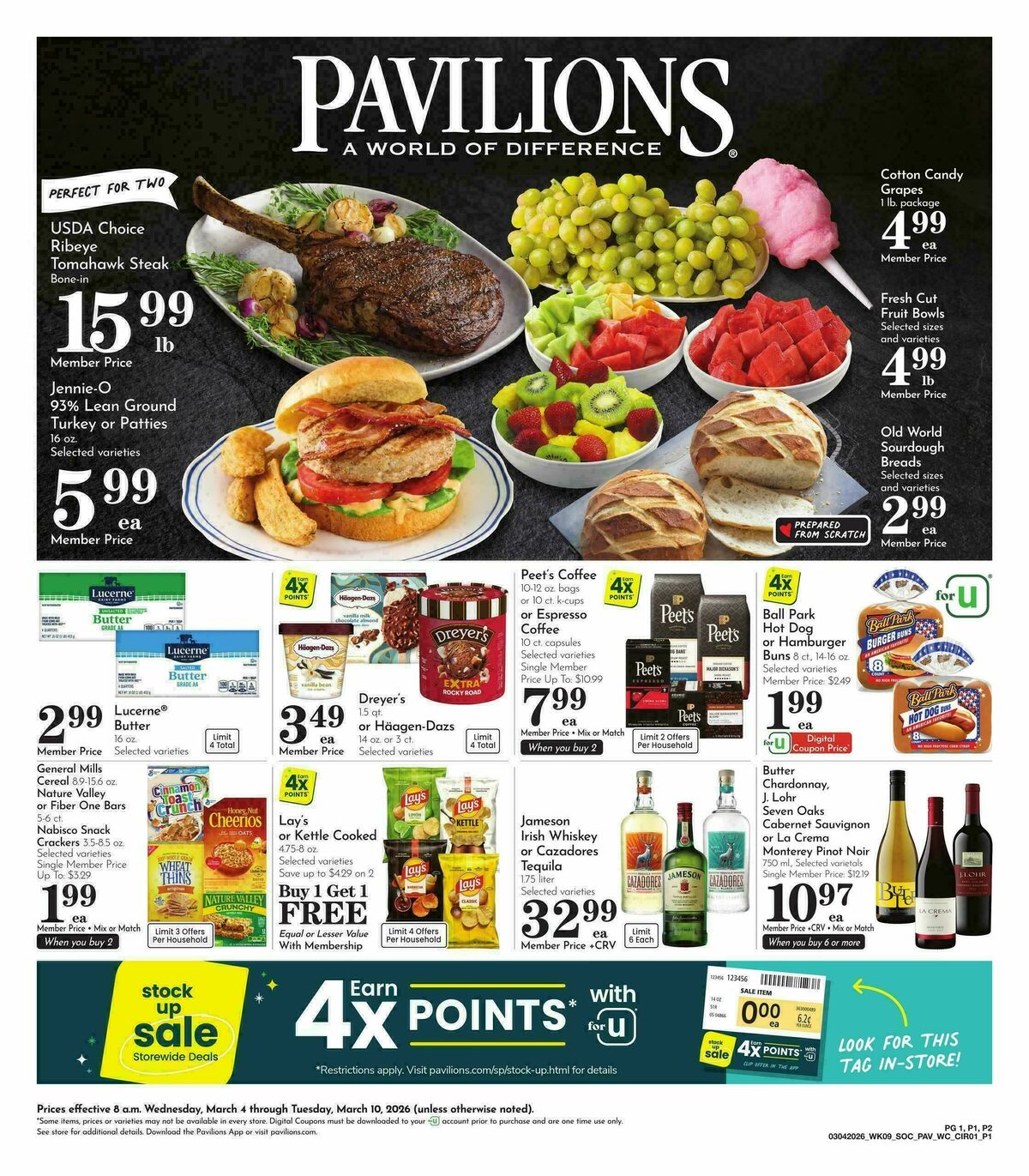 Pavilions Weekly Ad from March 4