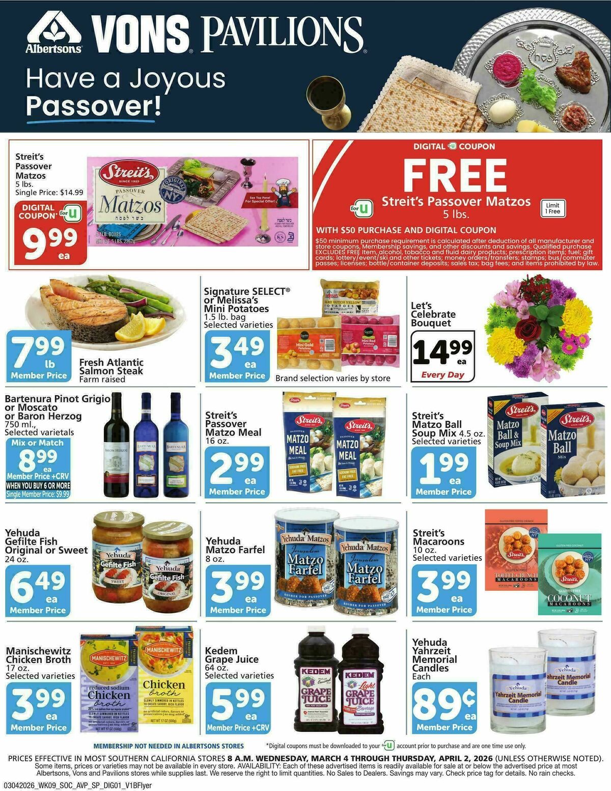 Pavilions Specialty Publication Weekly Ad from March 4