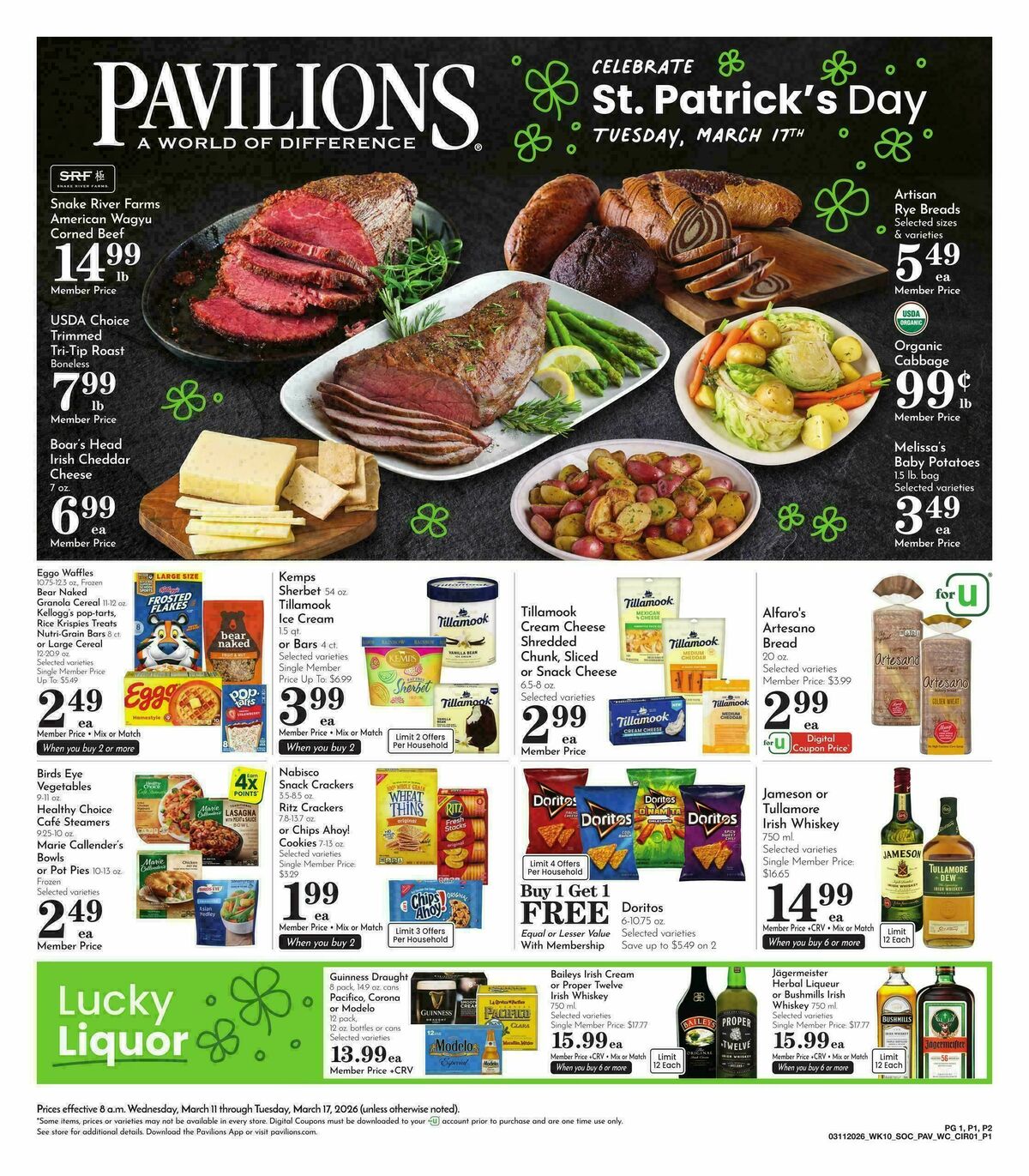Pavilions Weekly Ad from March 11