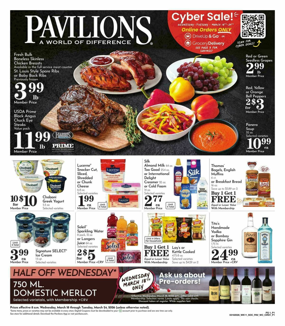 Pavilions Weekly Ad from March 18