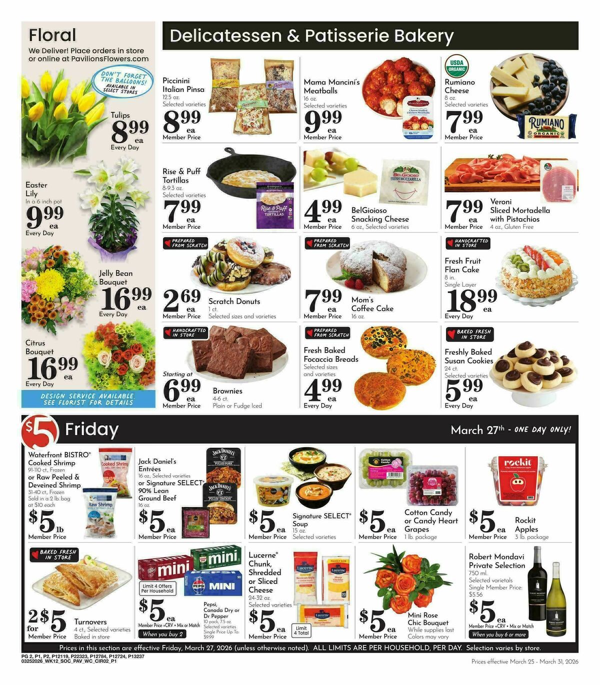 Pavilions Weekly Ad from March 25