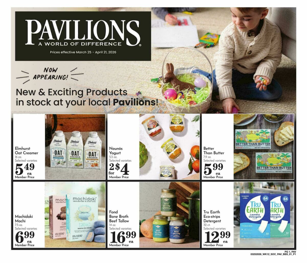 Pavilions Big Book of Savings Weekly Ad from March 25