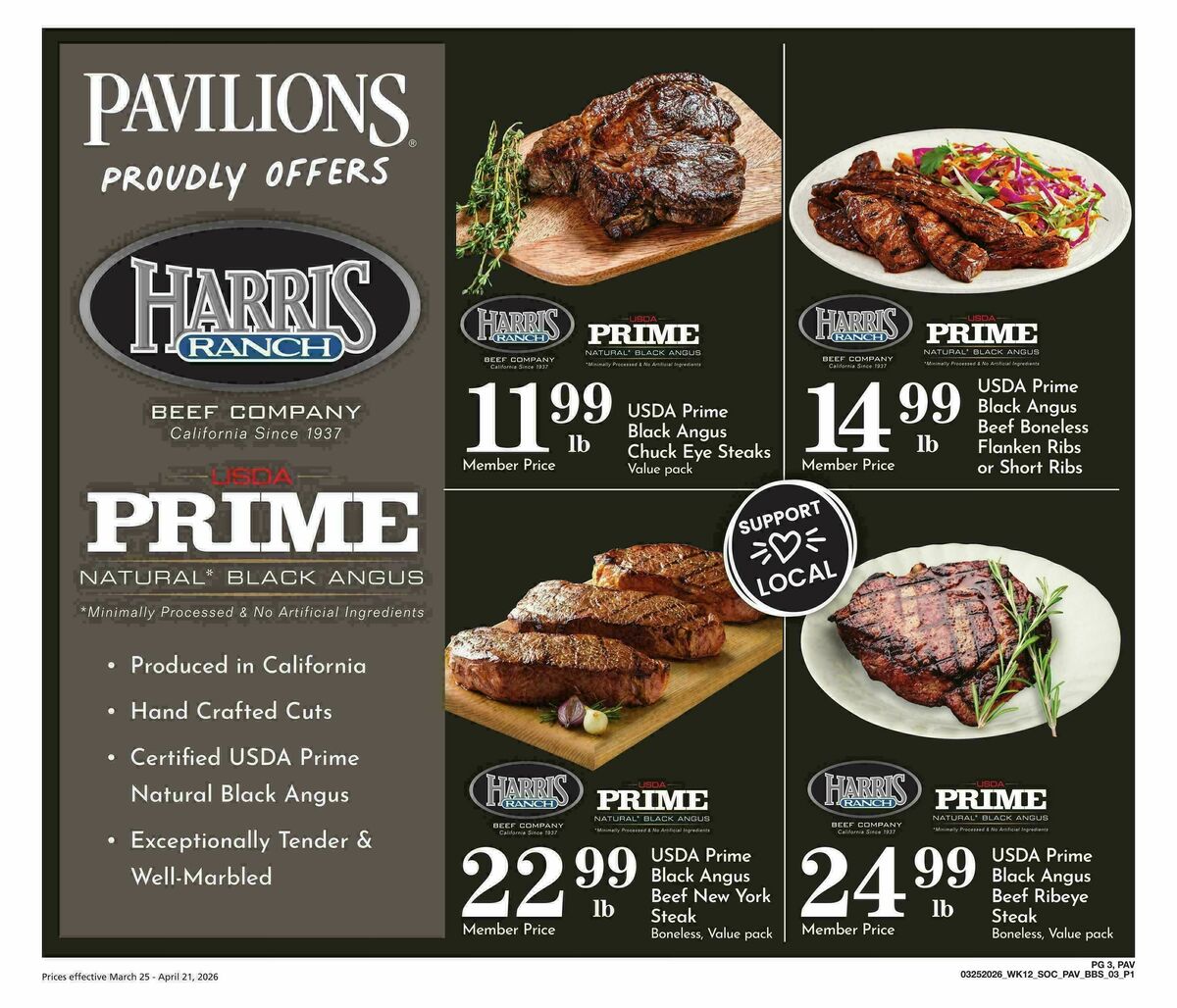 Pavilions Big Book of Savings Weekly Ad from March 25