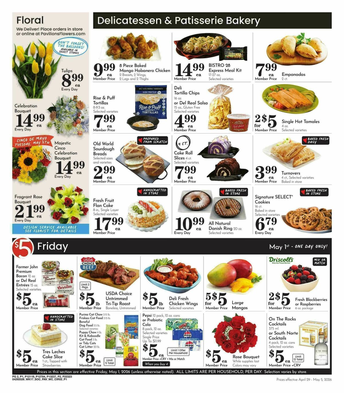 Pavilions Weekly Ad from April 29