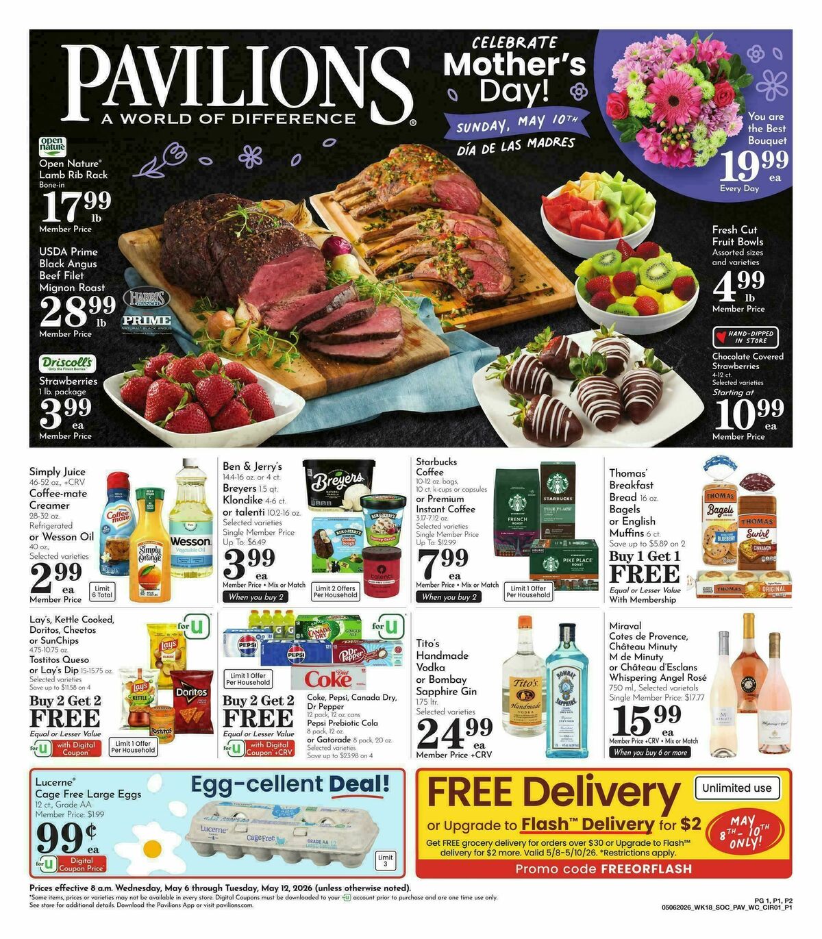 Pavilions Weekly Ad from May 6