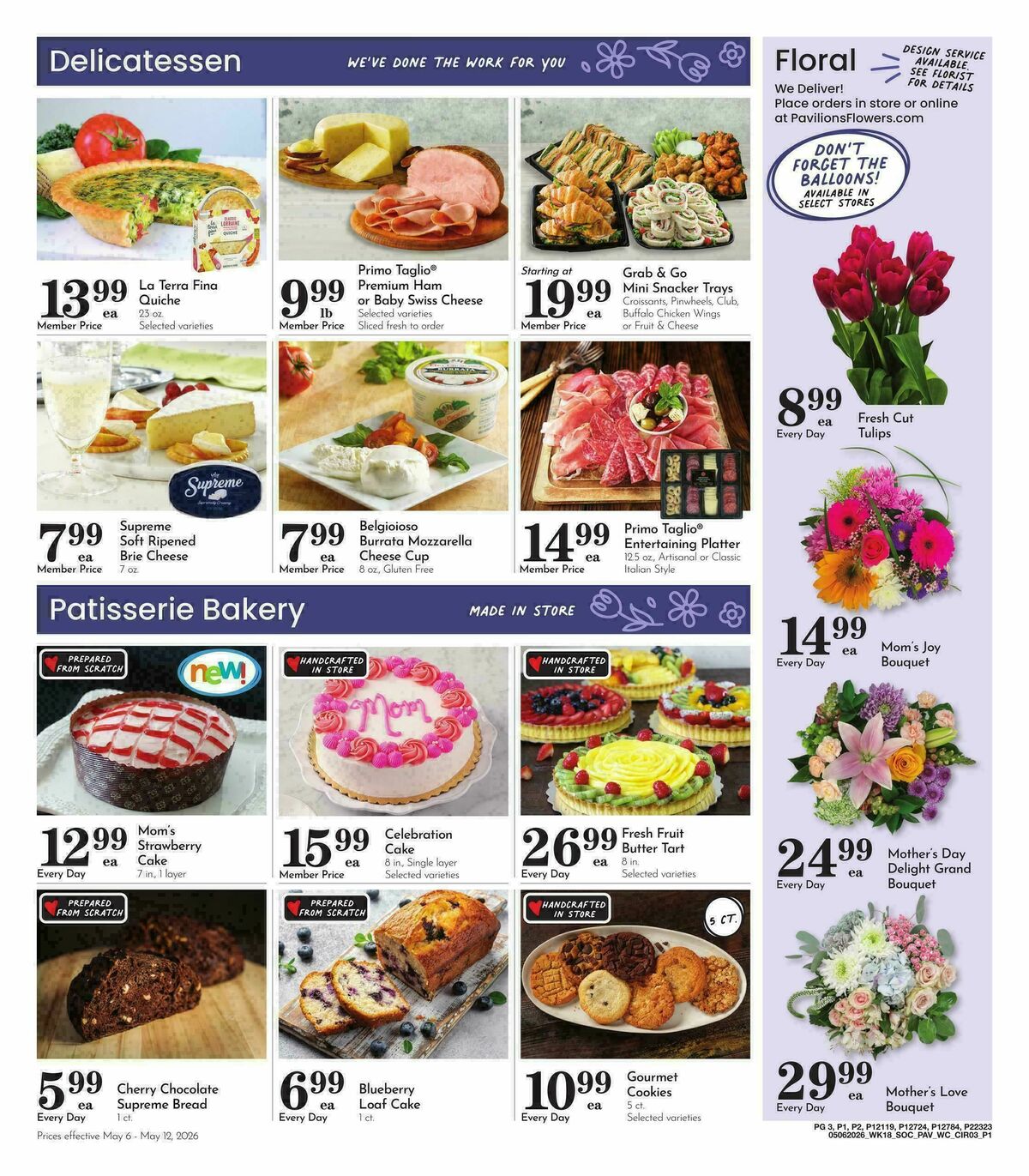 Pavilions Weekly Ad from May 6