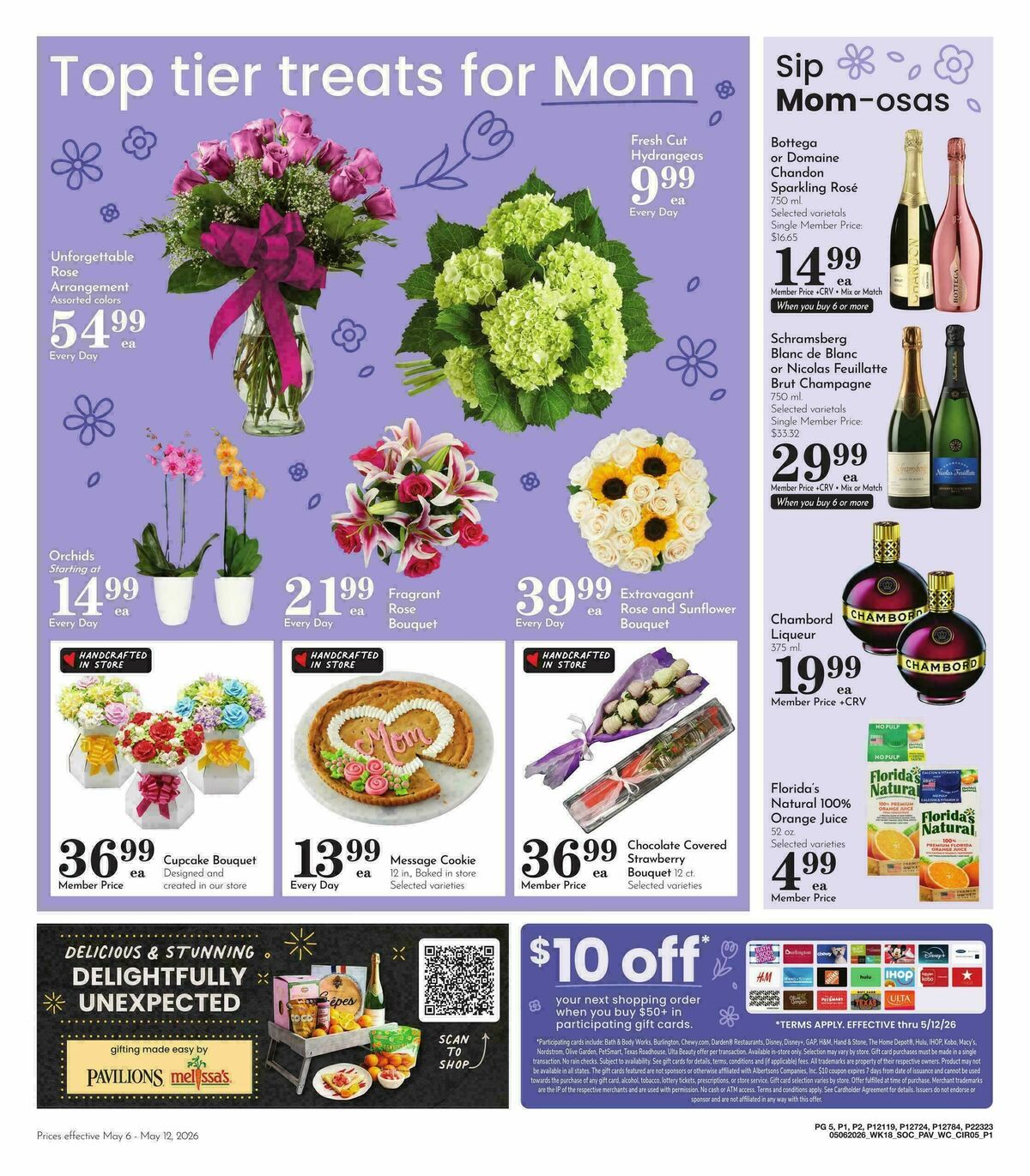 Pavilions Weekly Ad from May 6