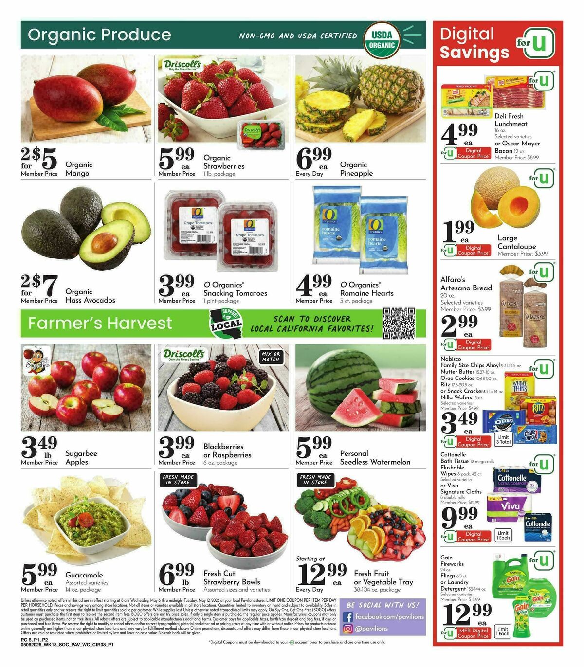 Pavilions Weekly Ad from May 6