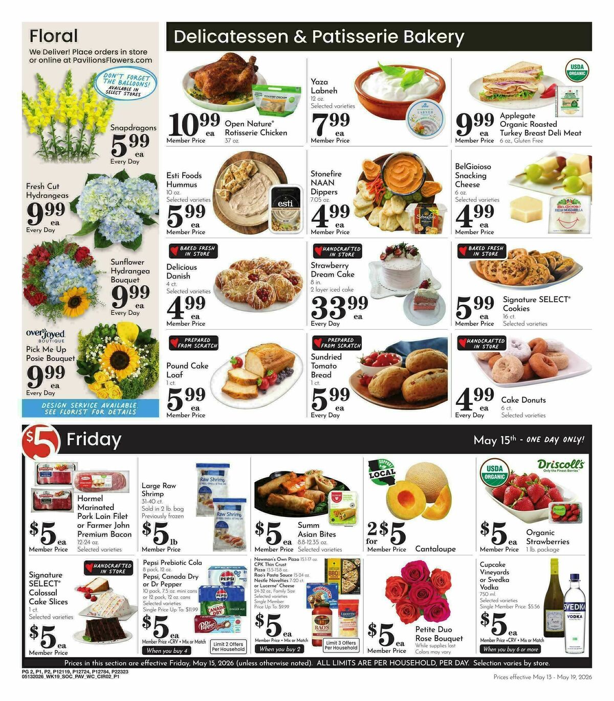 Pavilions Weekly Ad from May 13