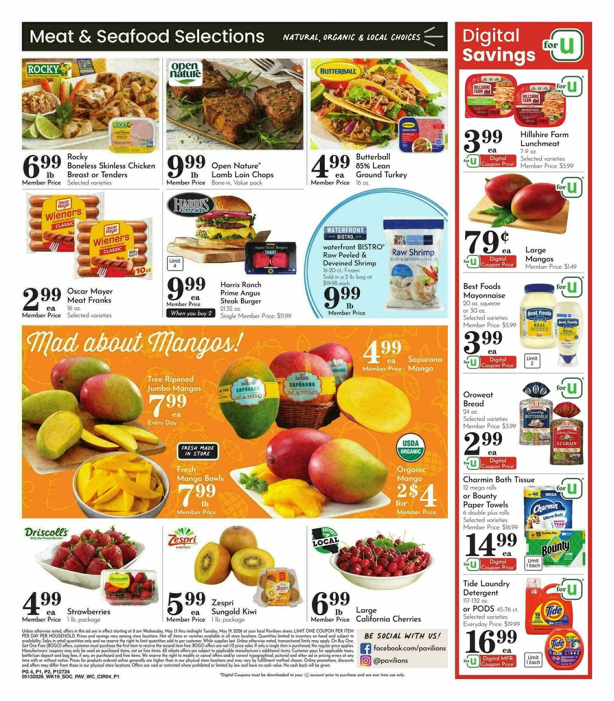 Pavilions Weekly Ad from May 13