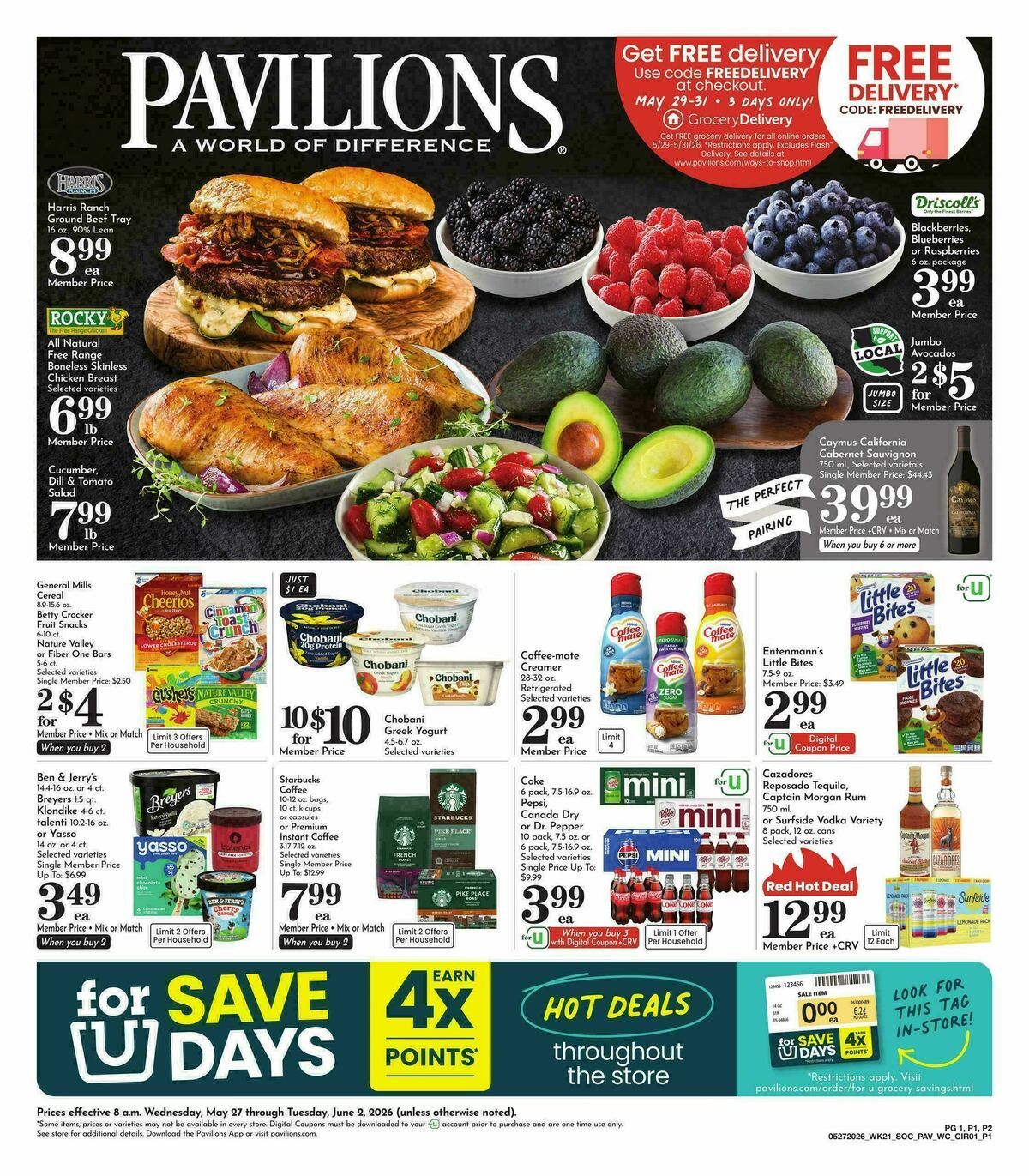 Pavilions Weekly Ad from May 27