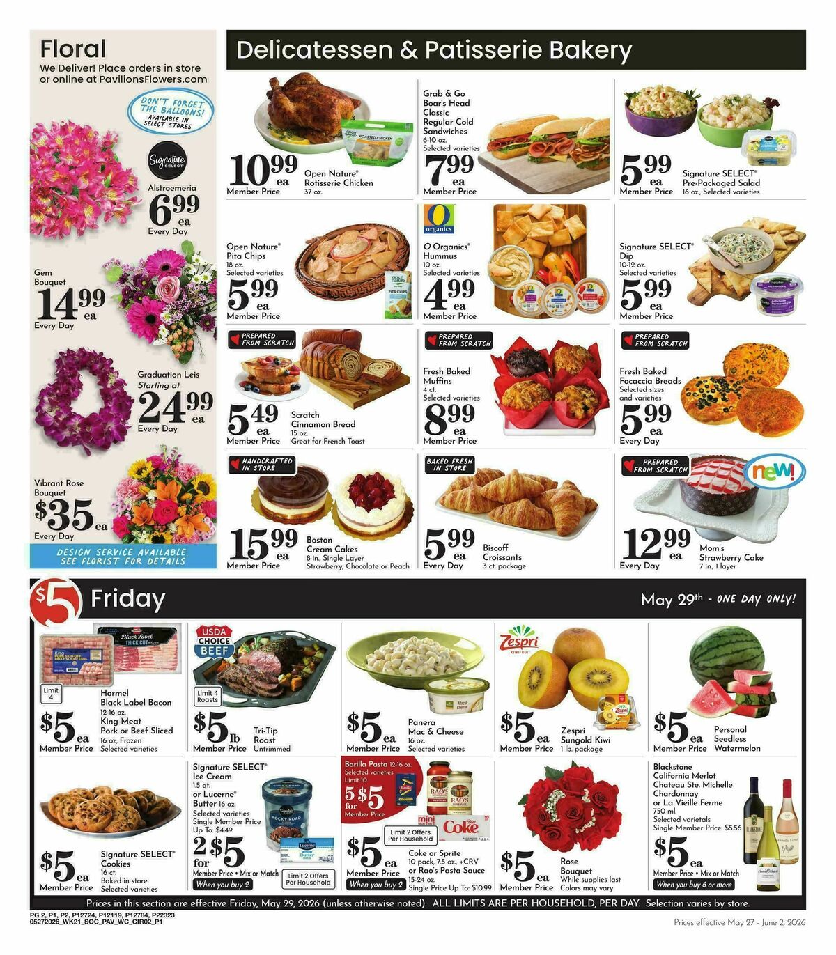 Pavilions Weekly Ad from May 27