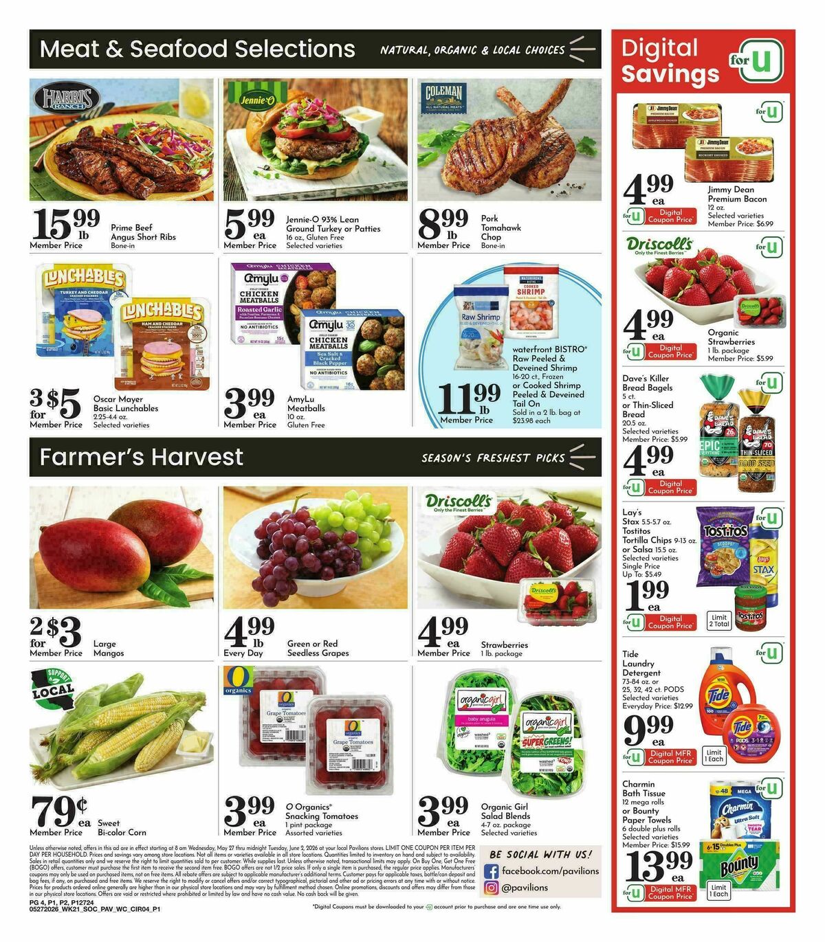 Pavilions Weekly Ad from May 27