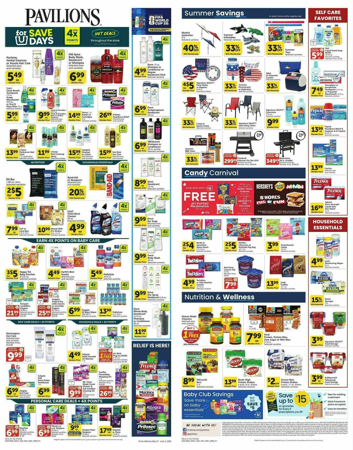 Pavilions Weekly Ad from May 27