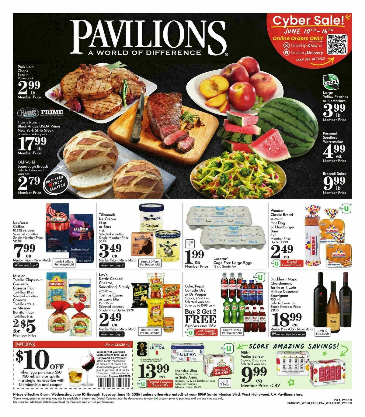 Pavilions Weekly Ad from June 10